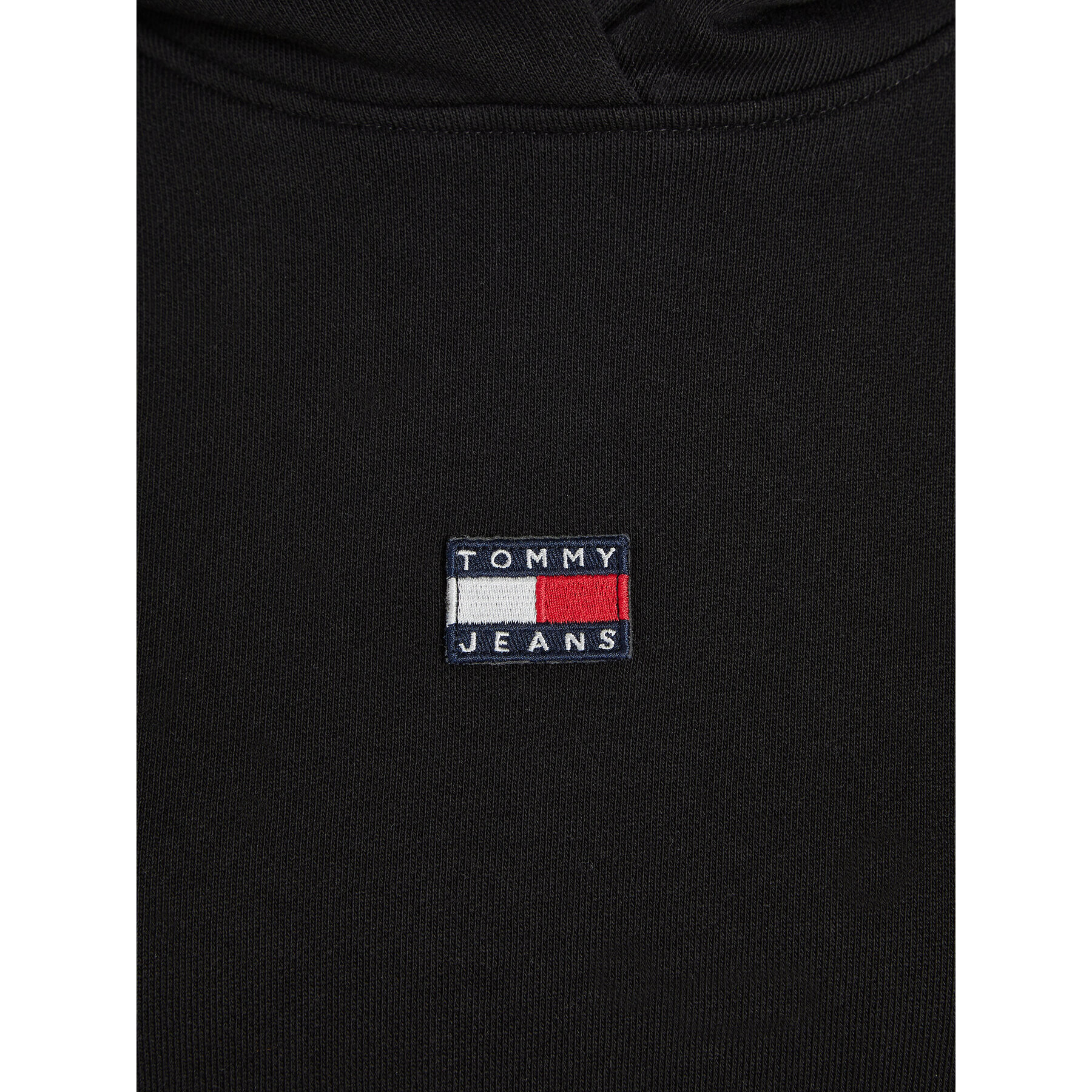 Tommy Jeans Bluză Badge DW0DW15411 Negru Relaxed Fit - Pled.ro