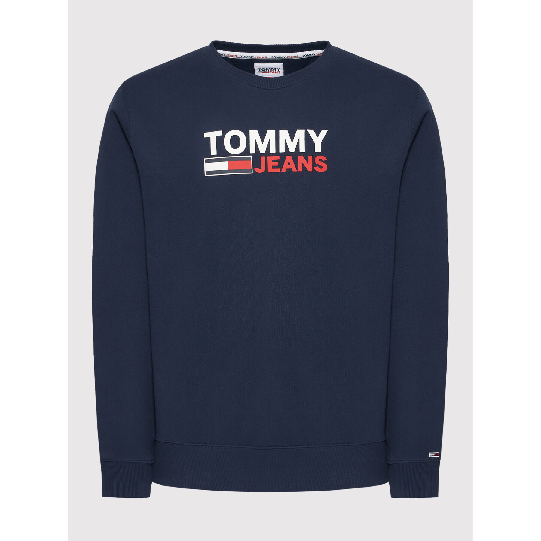 Tommy Jeans Bluză Corp Logo DM0DM12938 Bleumarin Regular Fit - Pled.ro