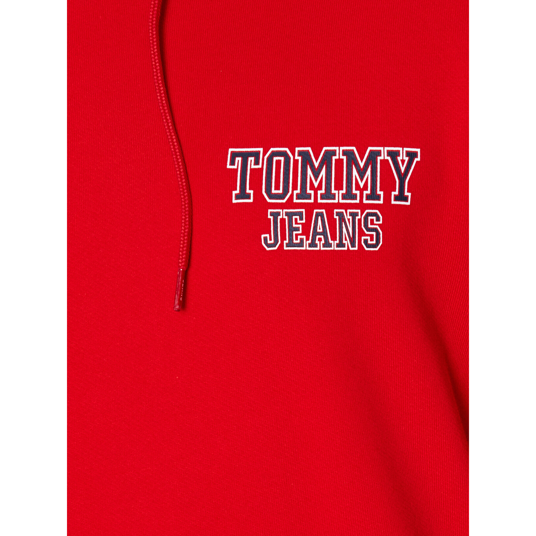 Tommy Jeans Bluză DM0DM16365 Roșu Regular Fit - Pled.ro