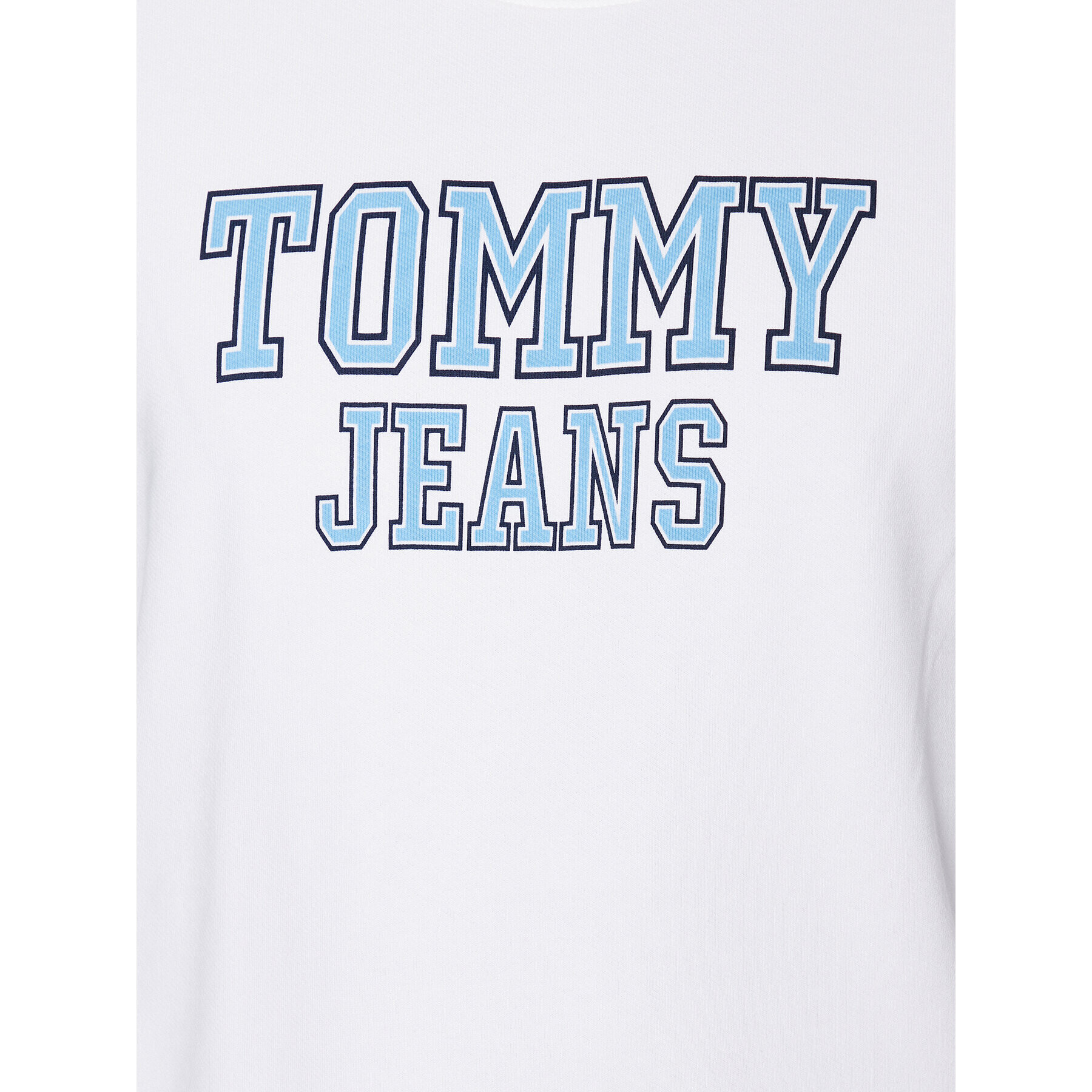 Tommy Jeans Bluză DM0DM16366 Alb Regular Fit - Pled.ro