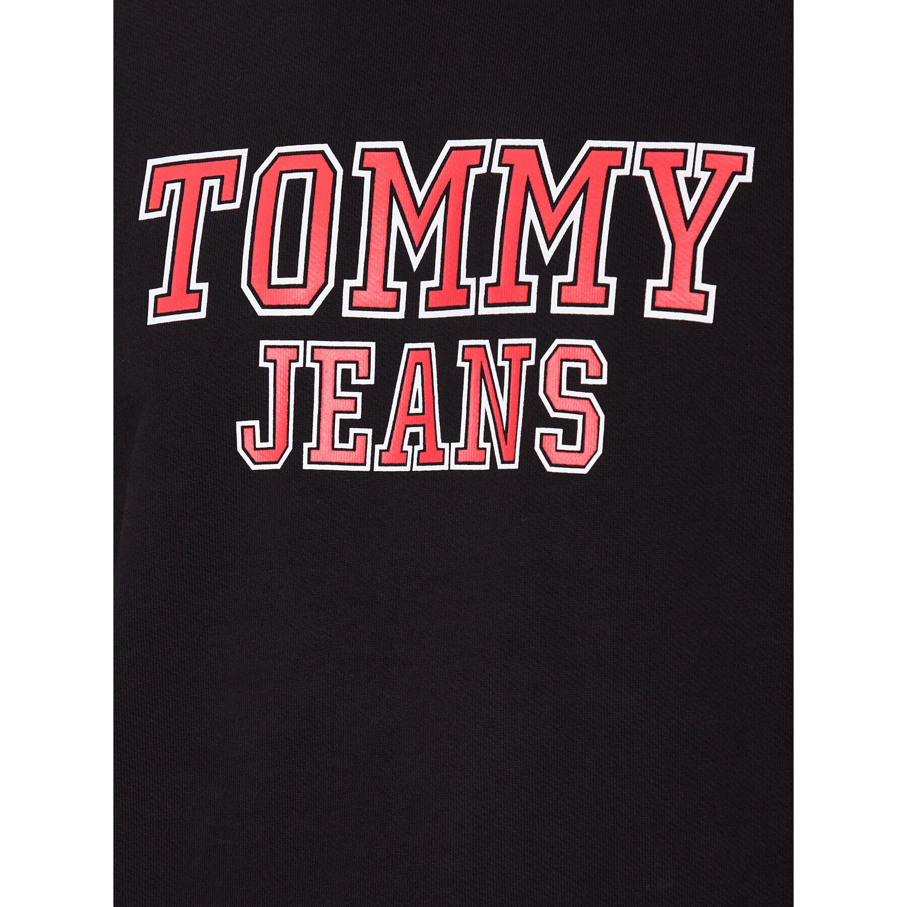 Tommy Jeans Bluză DM0DM16366 Negru Regular Fit - Pled.ro