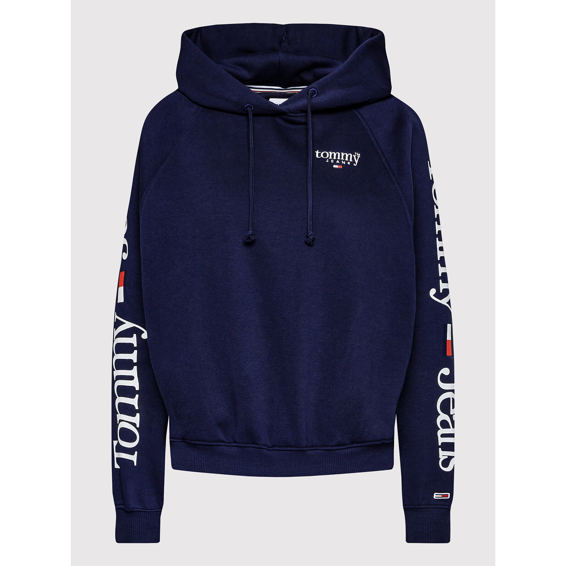 Tommy Jeans Bluză DW0DW14340 Bleumarin Relaxed Fit - Pled.ro