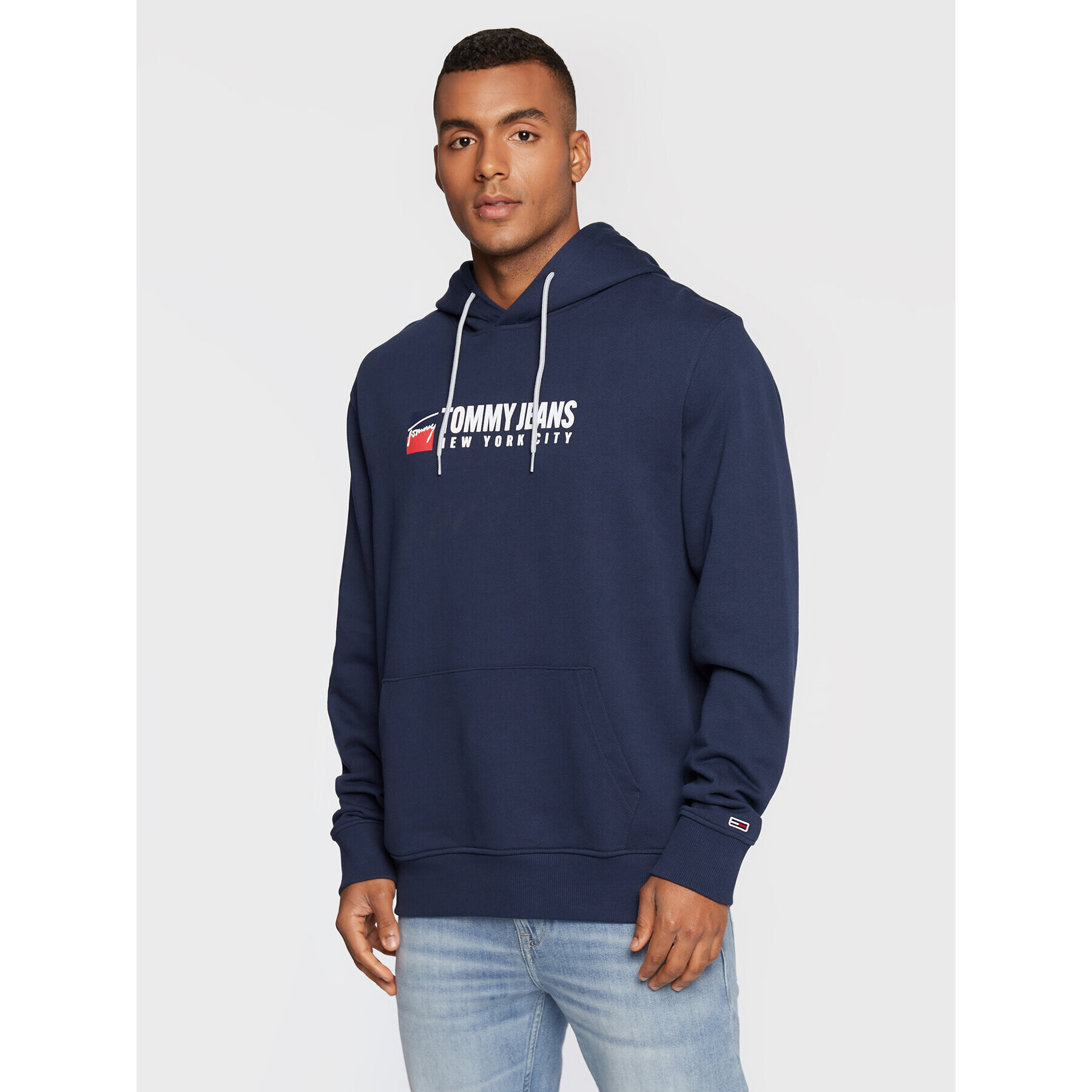 Tommy Jeans Bluză Entry Athletics DM0DM13878 Bleumarin Regular Fit - Pled.ro