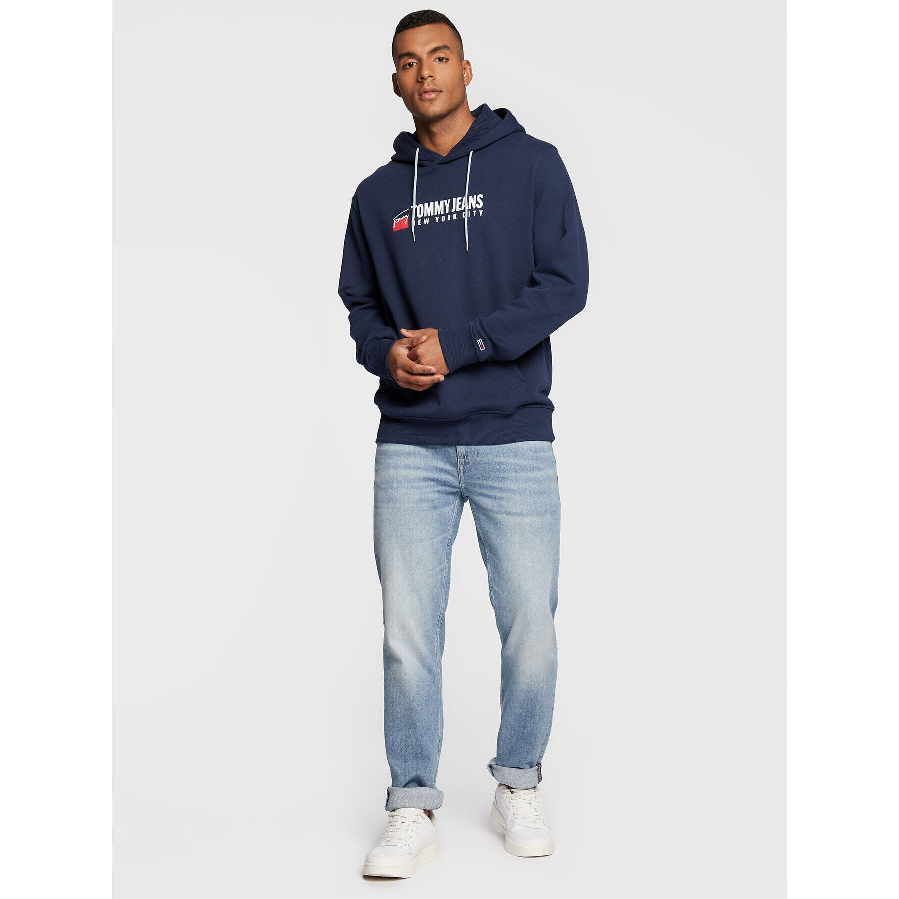 Tommy Jeans Bluză Entry Athletics DM0DM13878 Bleumarin Regular Fit - Pled.ro