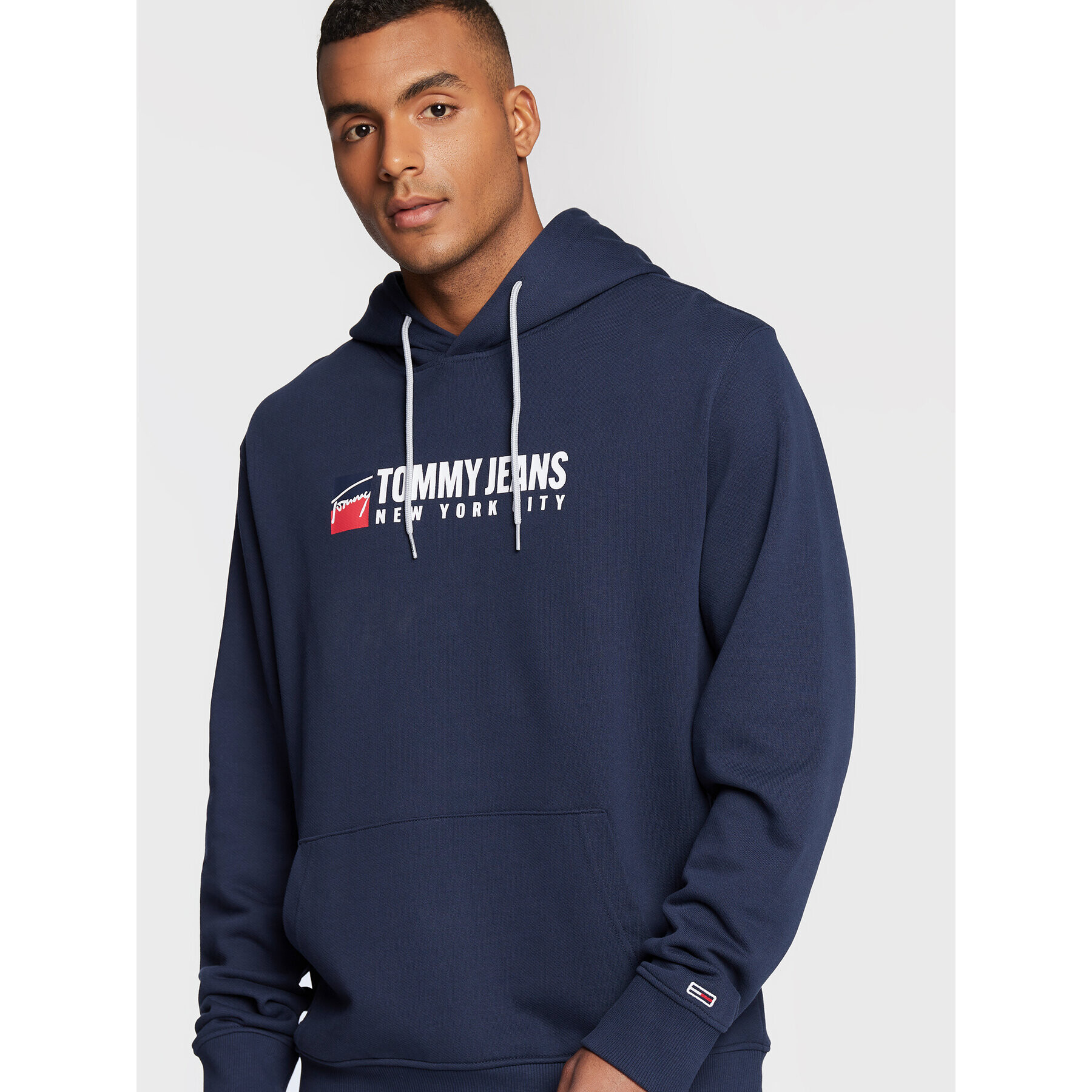 Tommy Jeans Bluză Entry Athletics DM0DM13878 Bleumarin Regular Fit - Pled.ro