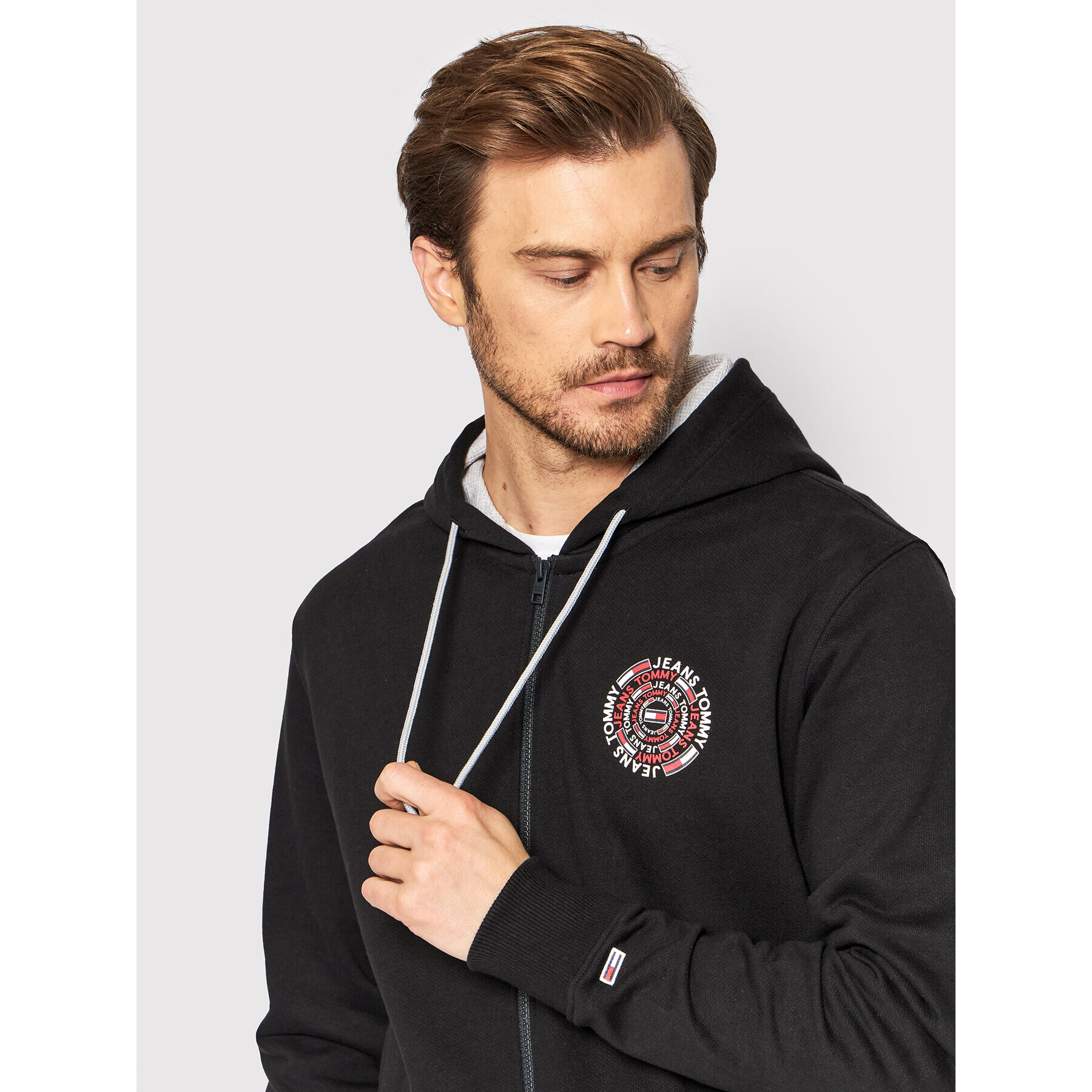 Tommy Jeans Bluză Entry DM0DM12865 Negru Relaxed Fit - Pled.ro