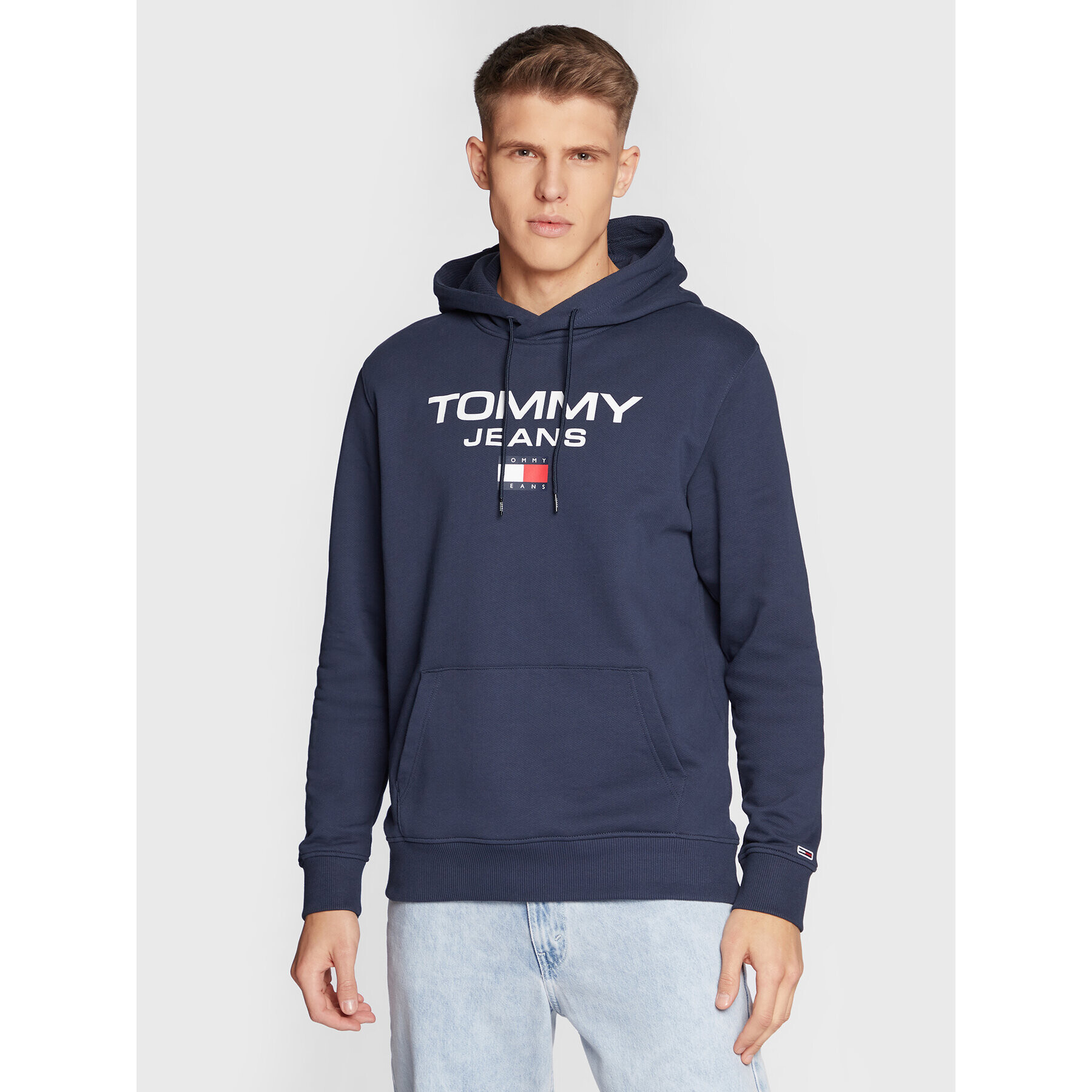 Tommy Jeans Bluză Entry DM0DM15692 Bleumarin Regular Fit - Pled.ro