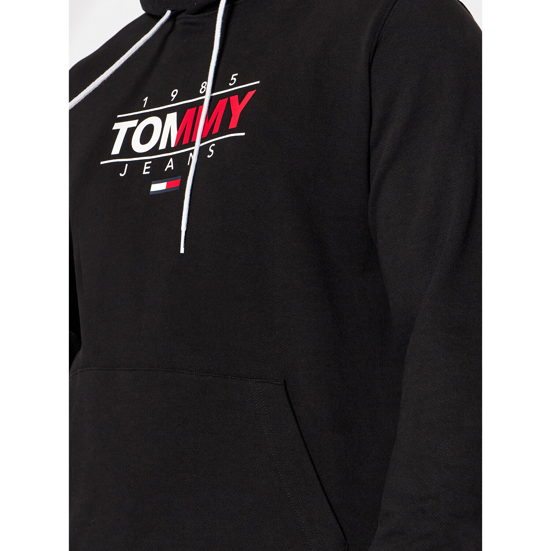 Tommy Jeans Bluză Essential Graphic DM0DM11630 Negru Regular Fit - Pled.ro