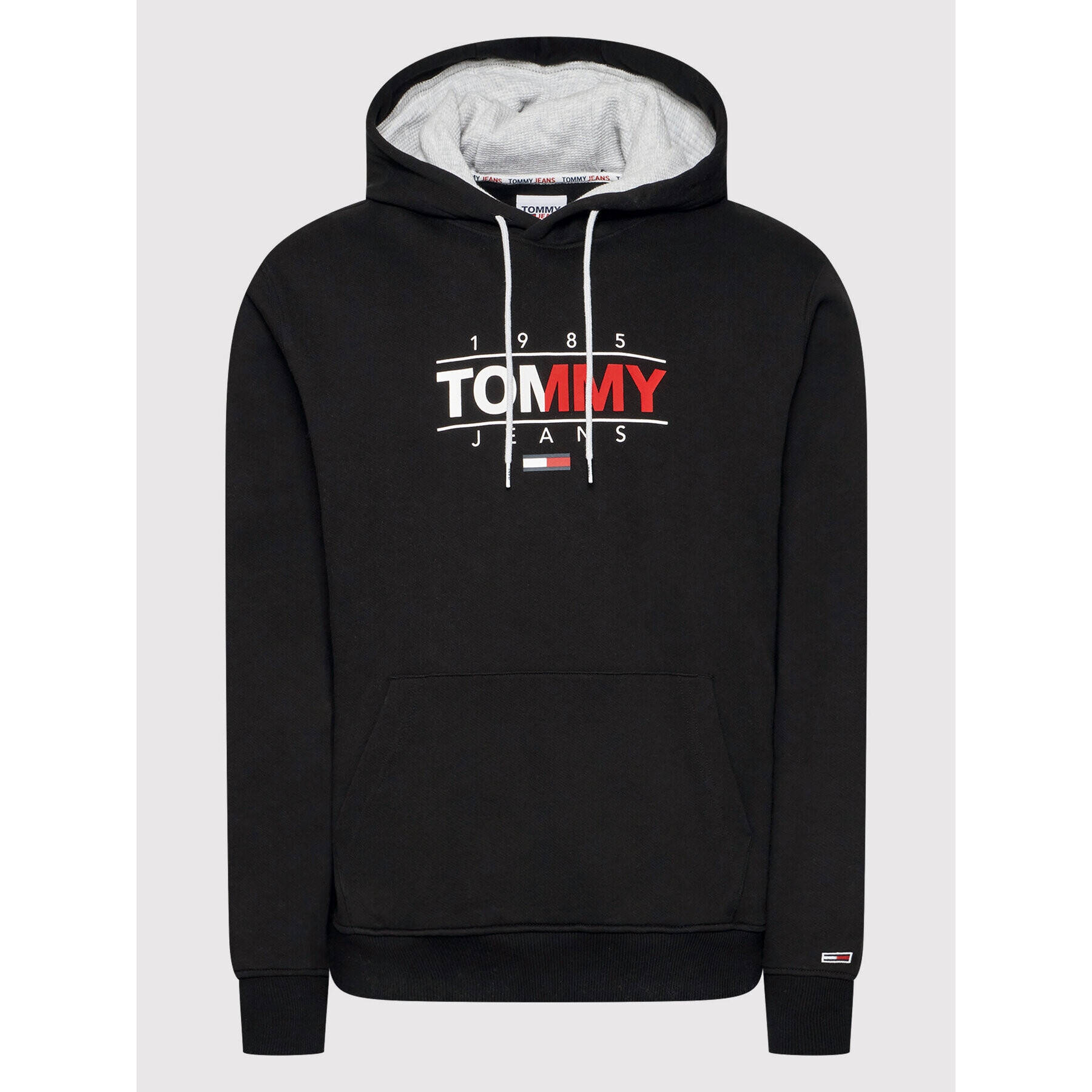 Tommy Jeans Bluză Essential Graphic DM0DM11630 Negru Regular Fit - Pled.ro