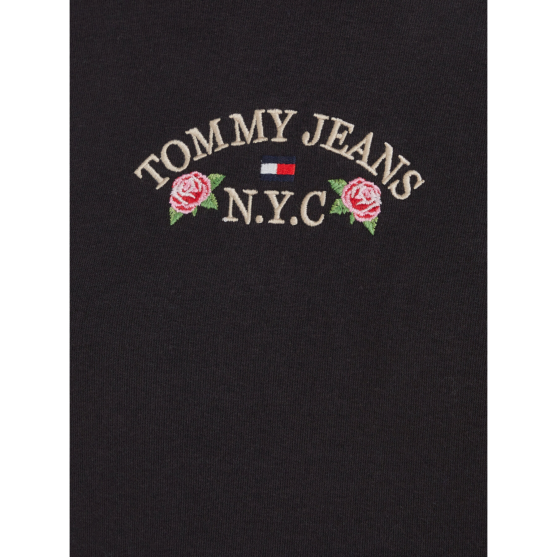 Tommy Jeans Bluză Floral DW0DW16905 Negru Regular Fit - Pled.ro