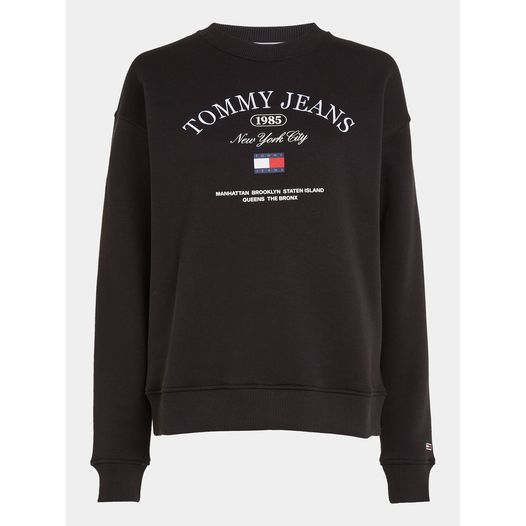 Tommy Jeans Bluză Lux Ath DW0DW16413 Negru Relaxed Fit - Pled.ro