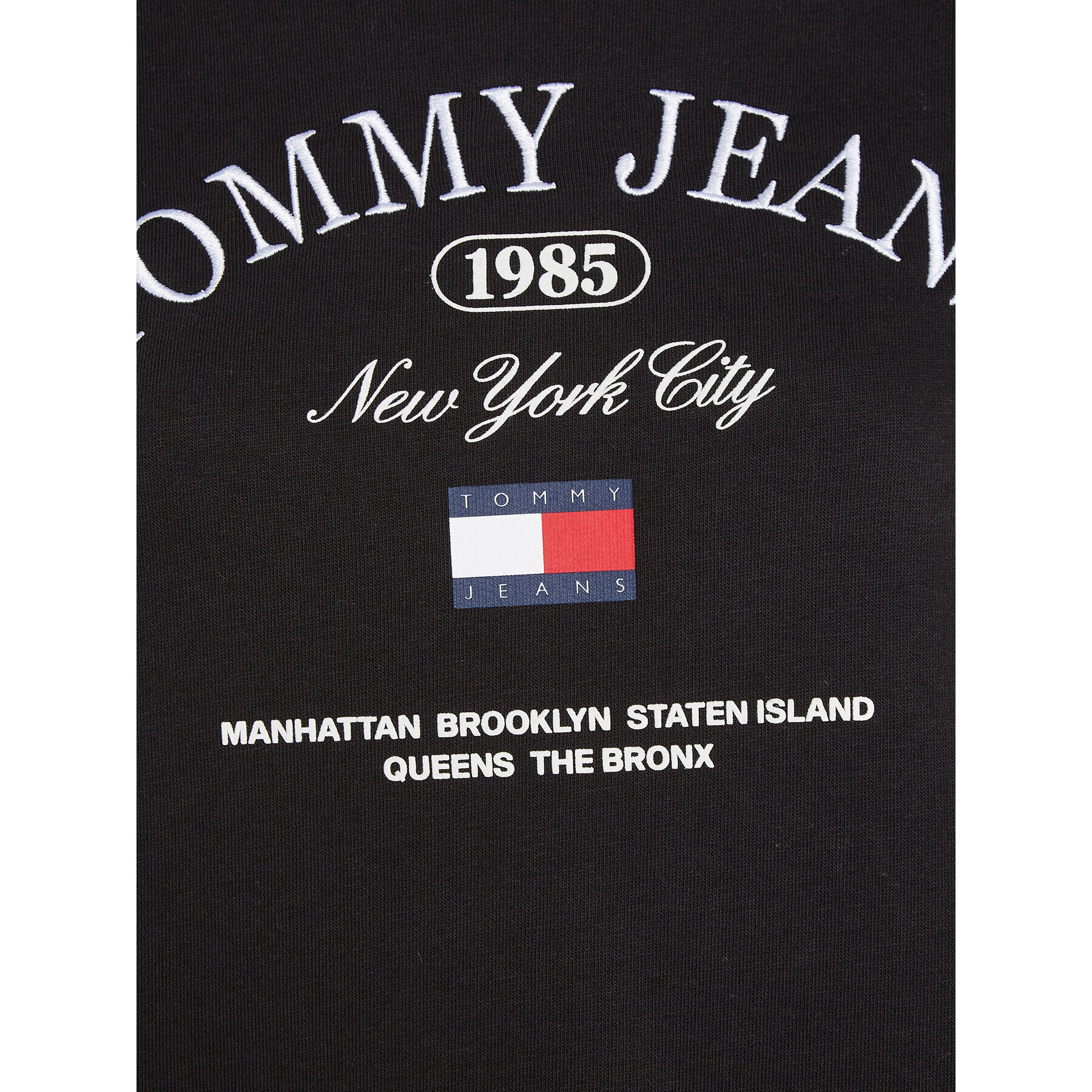 Tommy Jeans Bluză Lux Ath DW0DW16413 Negru Relaxed Fit - Pled.ro