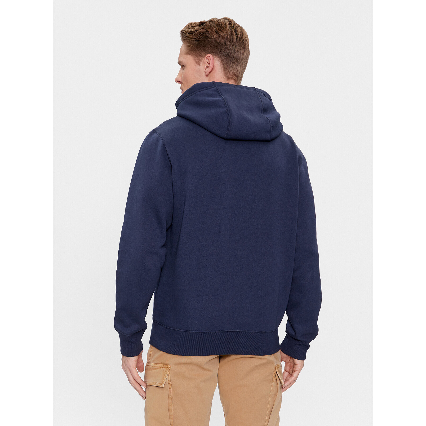 Tommy Jeans Bluză Regular Fleece DM0DM09593 Bleumarin Regular Fit - Pled.ro