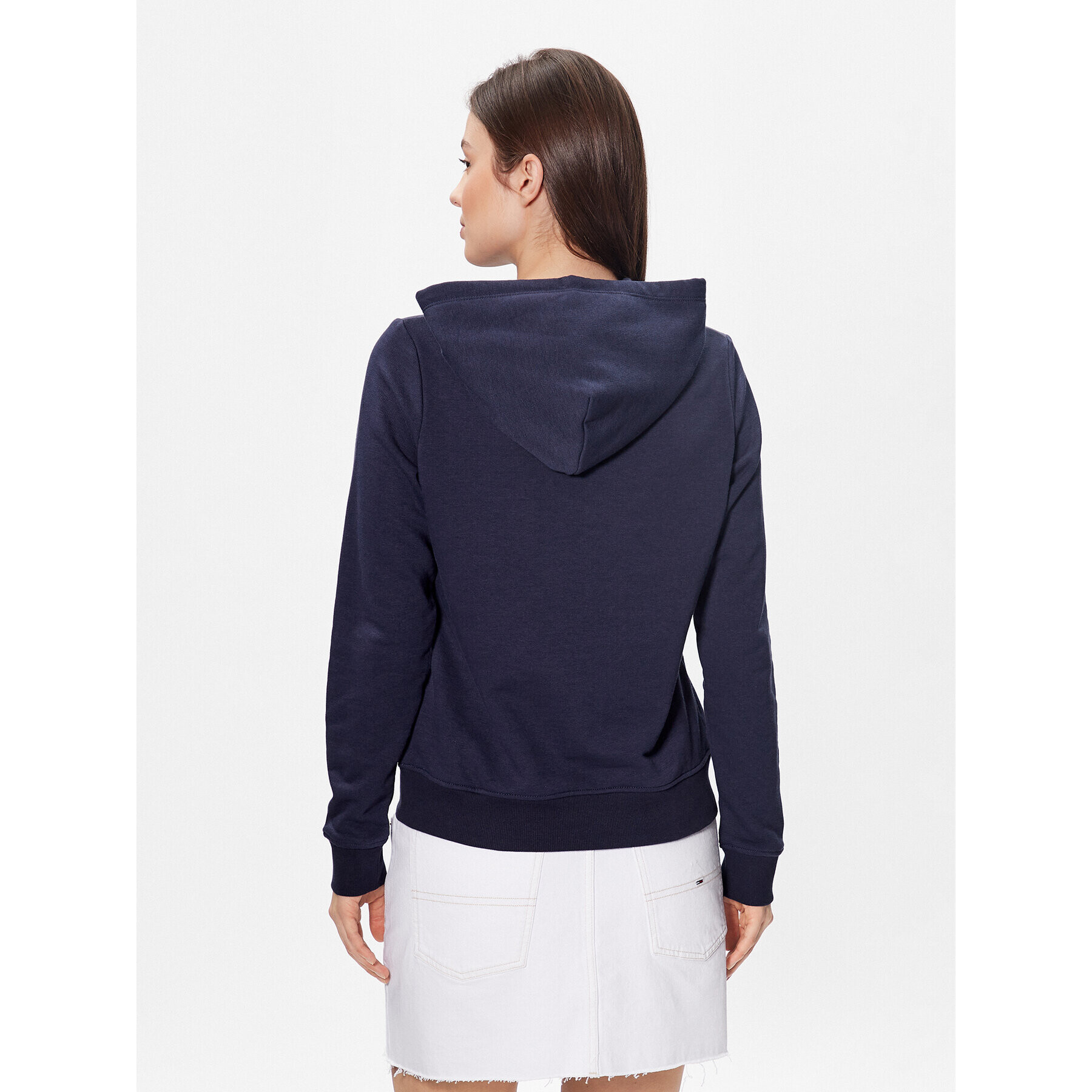 Tommy Jeans Bluză Serif Linear DW0DW15649 Bleumarin Regular Fit - Pled.ro