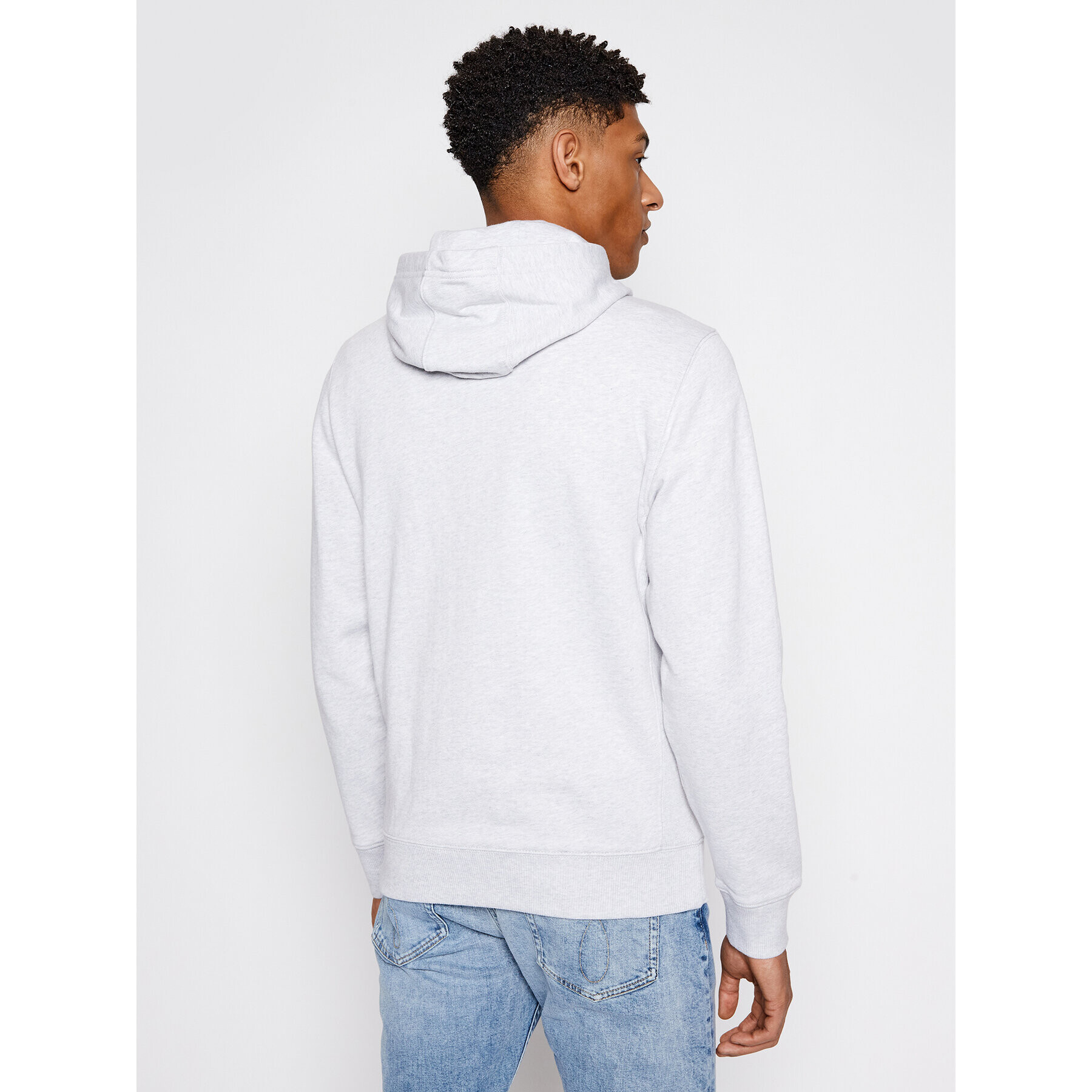 Tommy Jeans Bluză Timeless DM0DM10208 Gri Regular Fit - Pled.ro