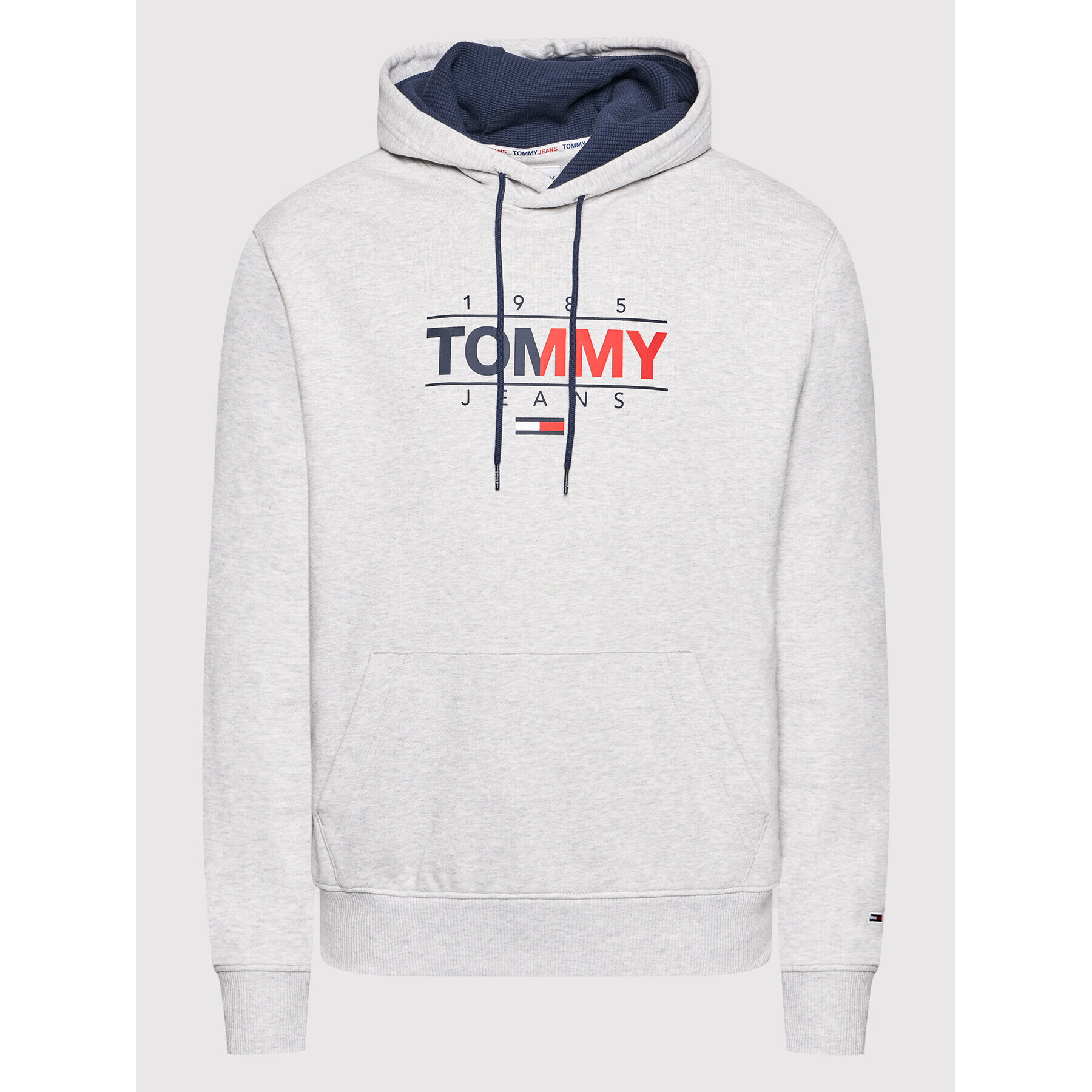 Tommy Jeans Bluză Tjm Essential Graphic DM0DM11630 Gri Regular Fit - Pled.ro