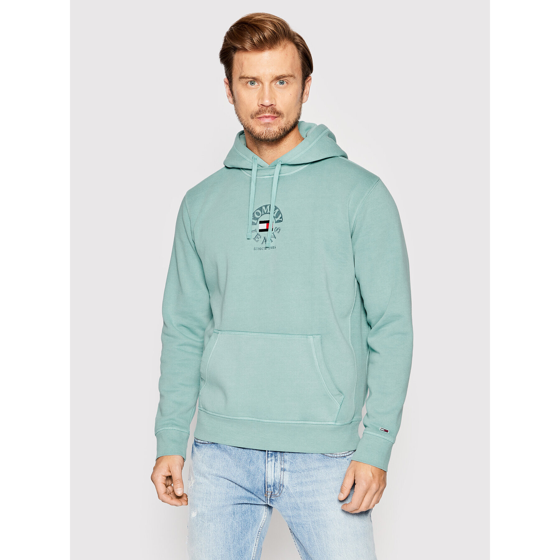 Tommy Jeans Bluză Tjm Timeless DM0DM12943 Albastru Regular Fit - Pled.ro