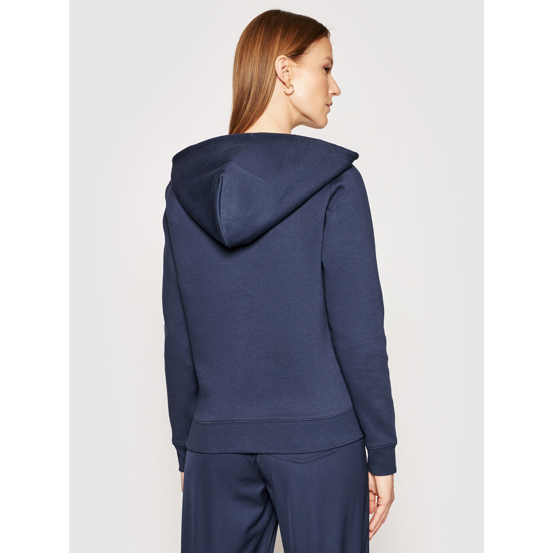 Tommy Jeans Bluză Zip Through DW0DW10135 Bleumarin Regular Fit - Pled.ro