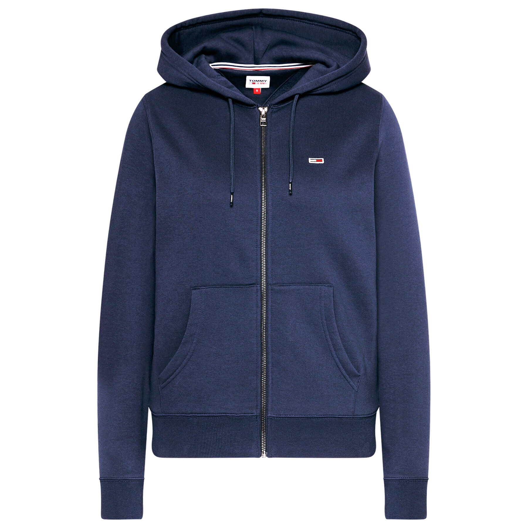 Tommy Jeans Bluză Zip Through DW0DW10135 Bleumarin Regular Fit - Pled.ro