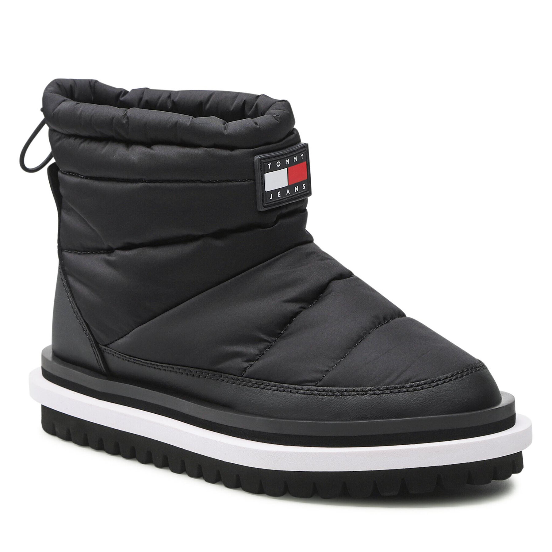 Tommy Jeans Botine Padded Wmns Boot EN0EN01950 Negru - Pled.ro