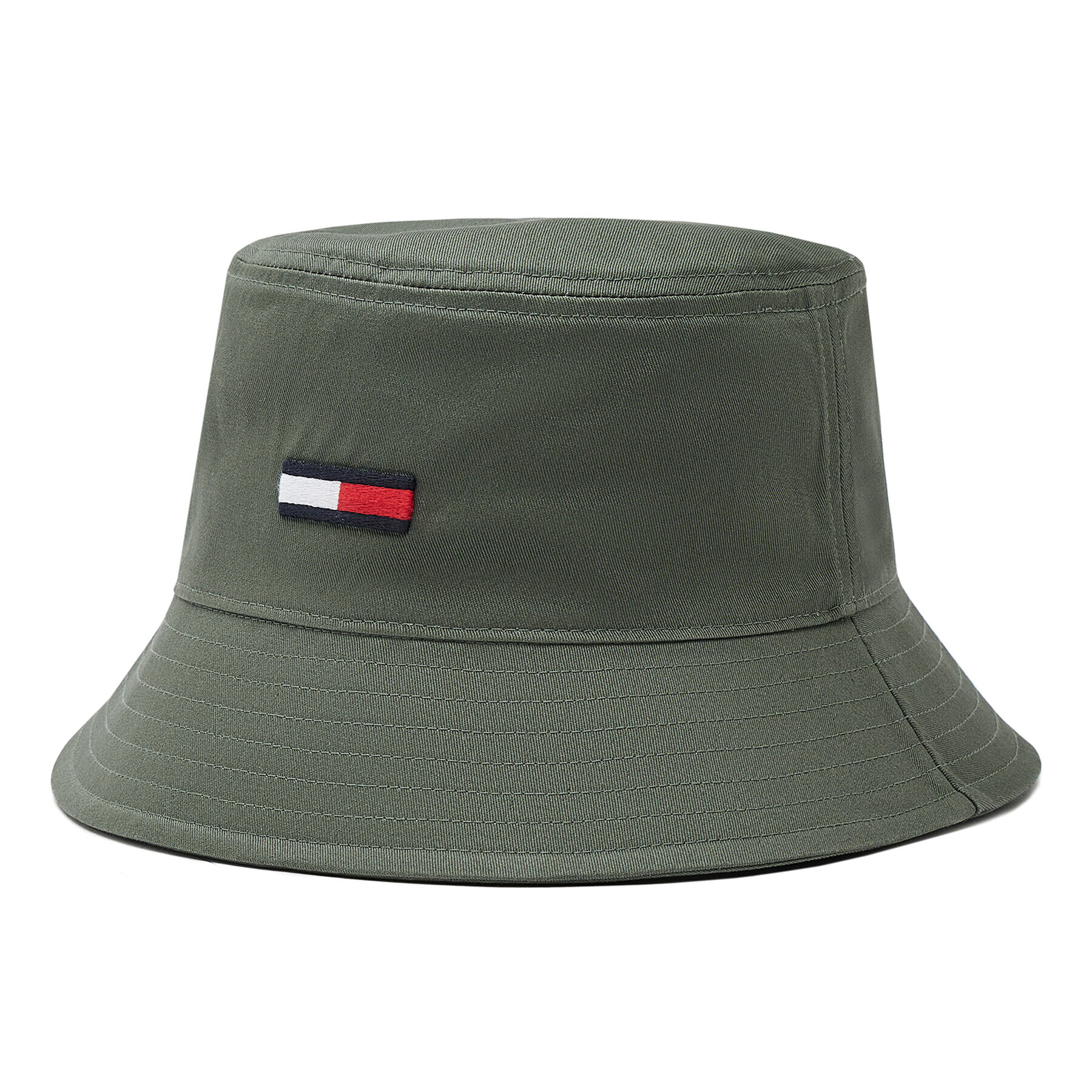 Tommy Jeans Bucket Hat Flag Bucket AM0AM08495 Verde - Pled.ro