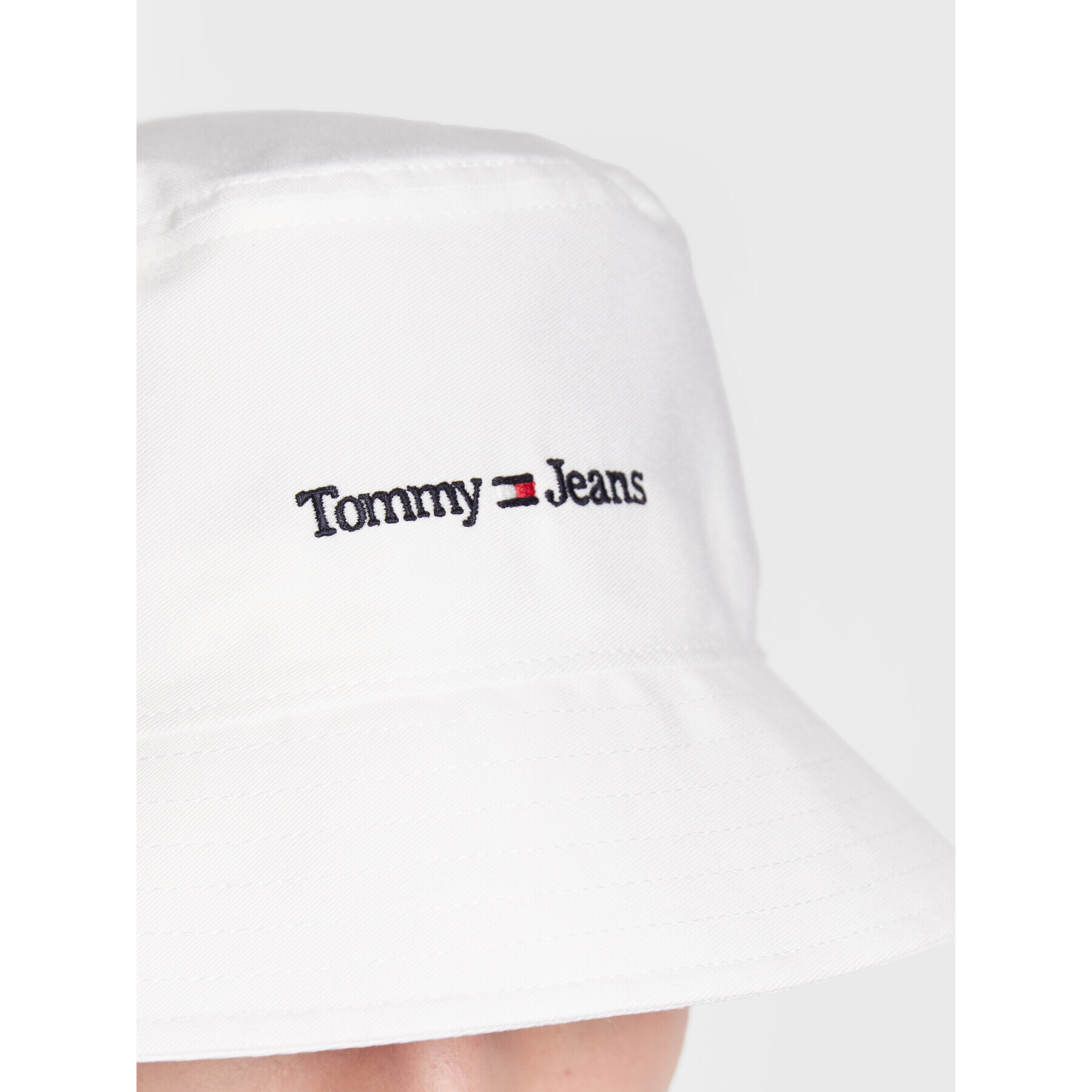 Tommy Jeans Bucket Hat Sport AM0AM11005 Alb - Pled.ro