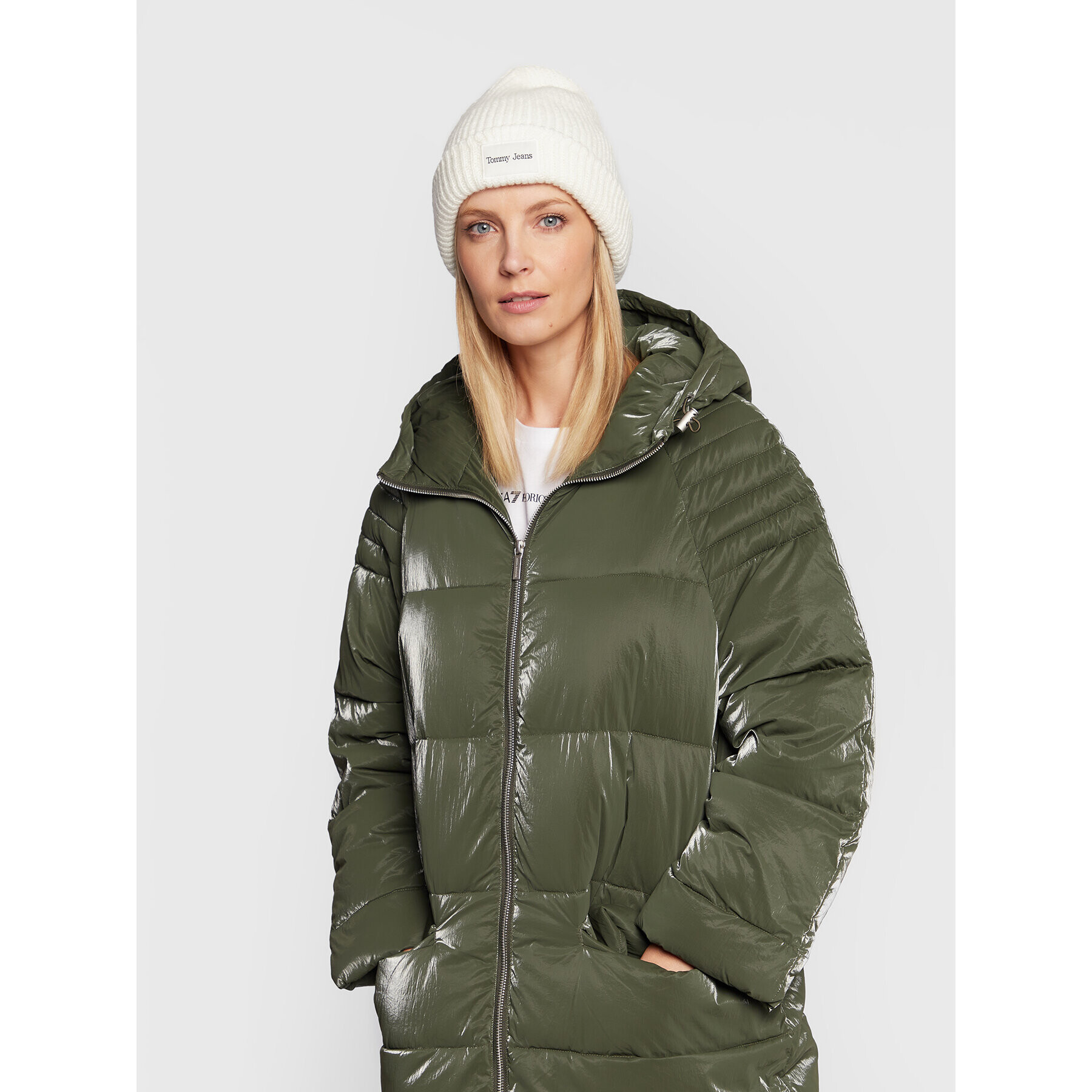 Tommy Jeans Căciulă Elevated AW0AW14079 Écru - Pled.ro