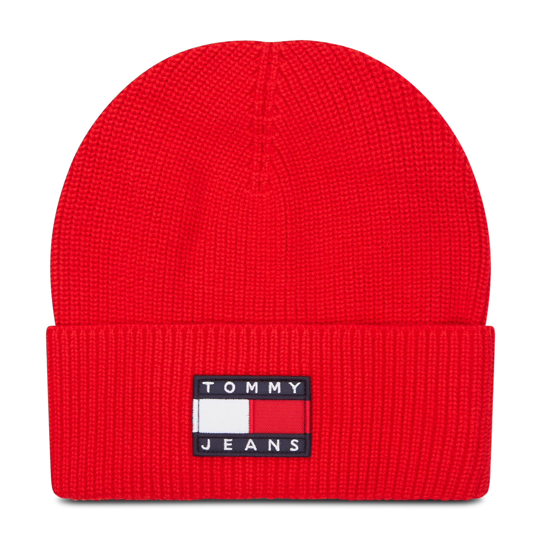 Tommy Jeans Căciulă Heritage Beanie AM0AM06644 Roșu - Pled.ro