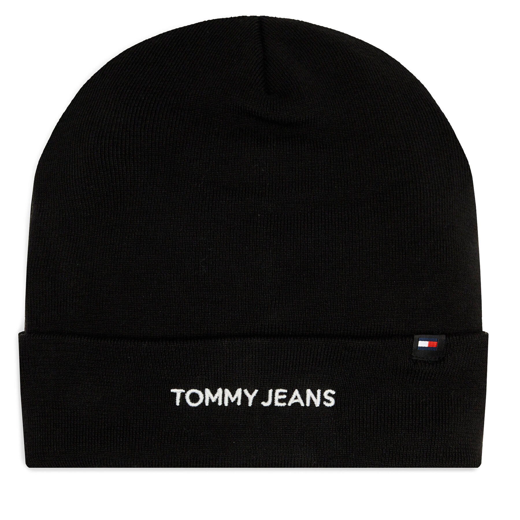 Tommy Jeans Căciulă Linear Logo AM0AM12025 Negru - Pled.ro