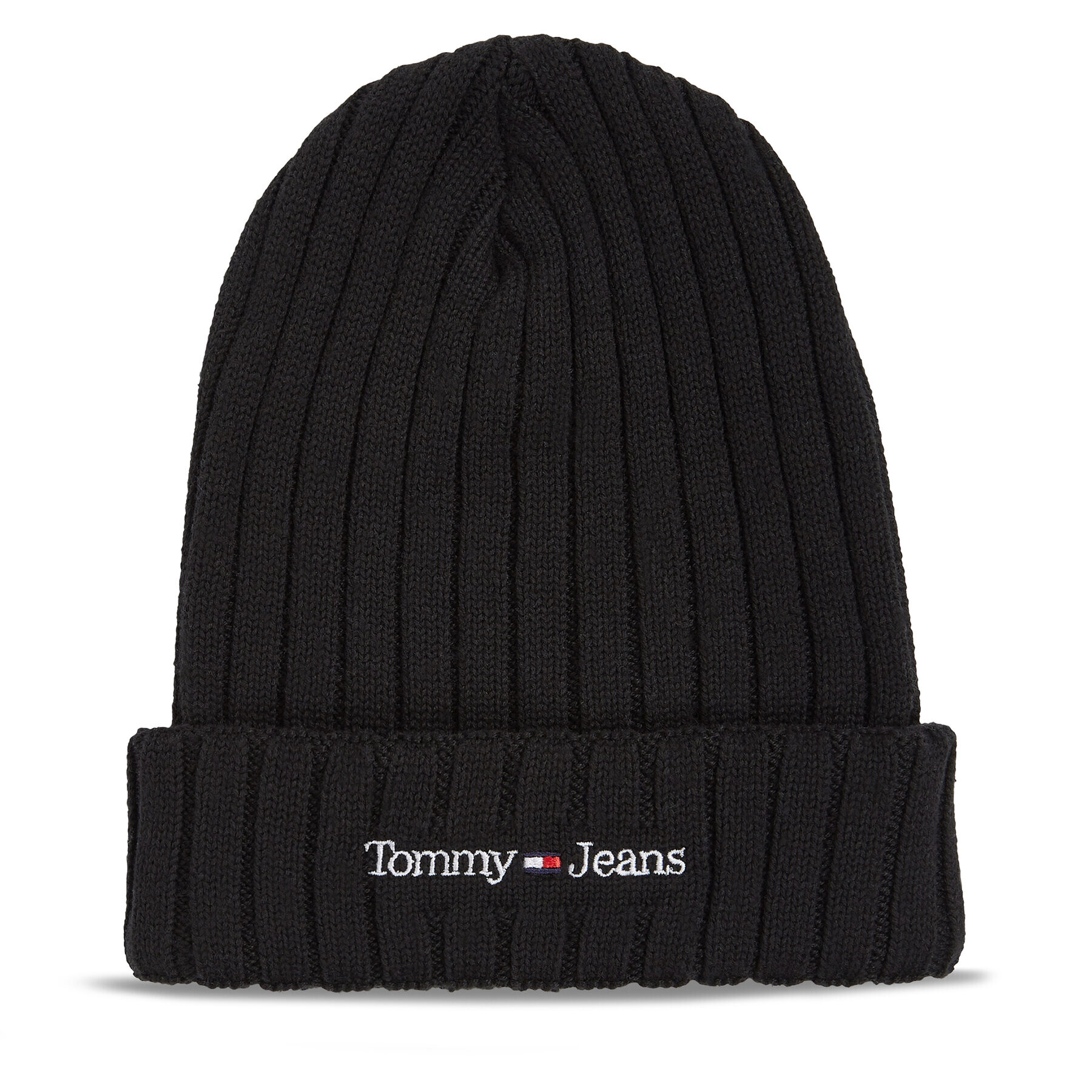 Tommy Jeans Căciulă Tjm Sport Elevated Long Beanie AM0AM11678 Negru - Pled.ro