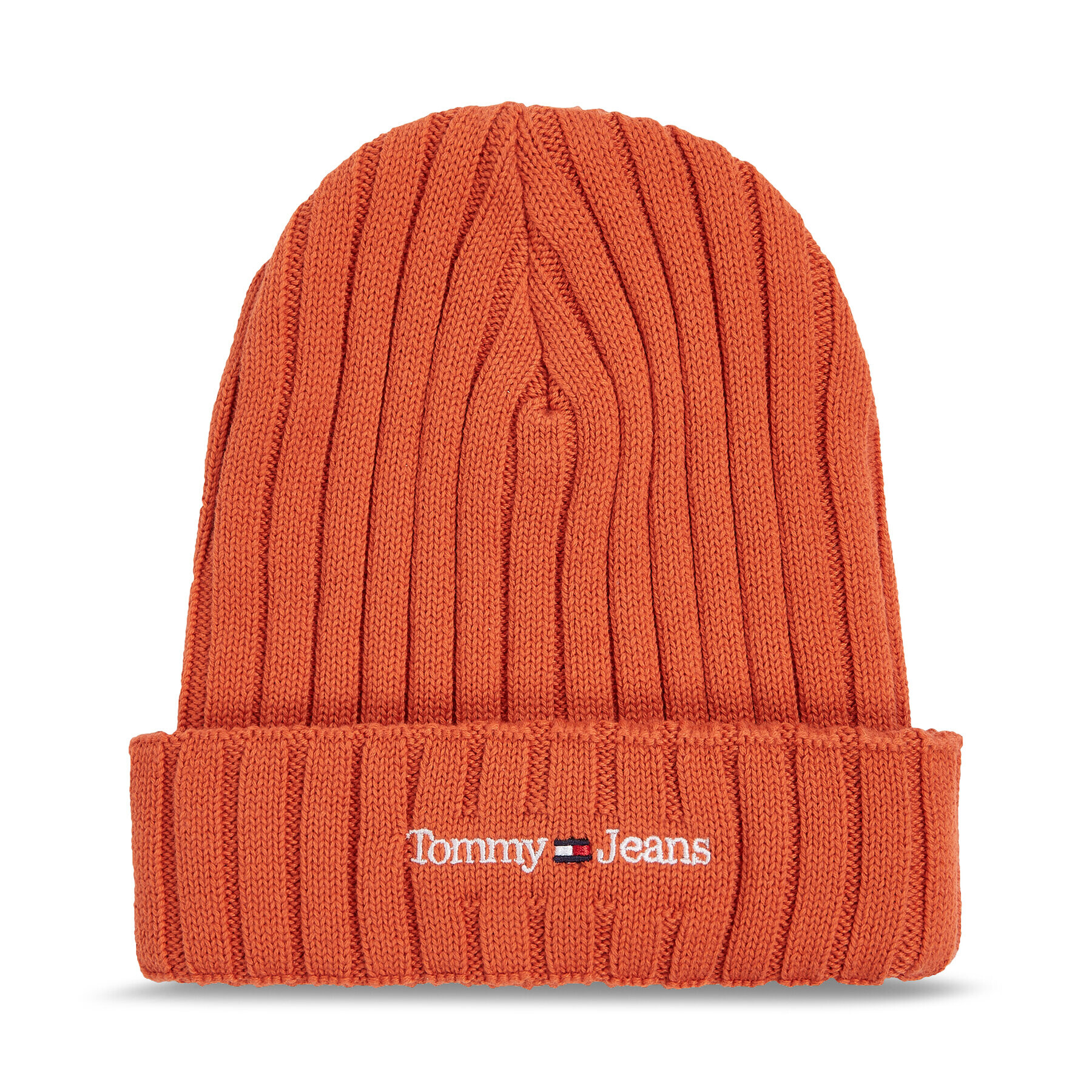 Tommy Jeans Căciulă Tjm Sport Elevated Long Beanie AM0AM11678 Portocaliu - Pled.ro