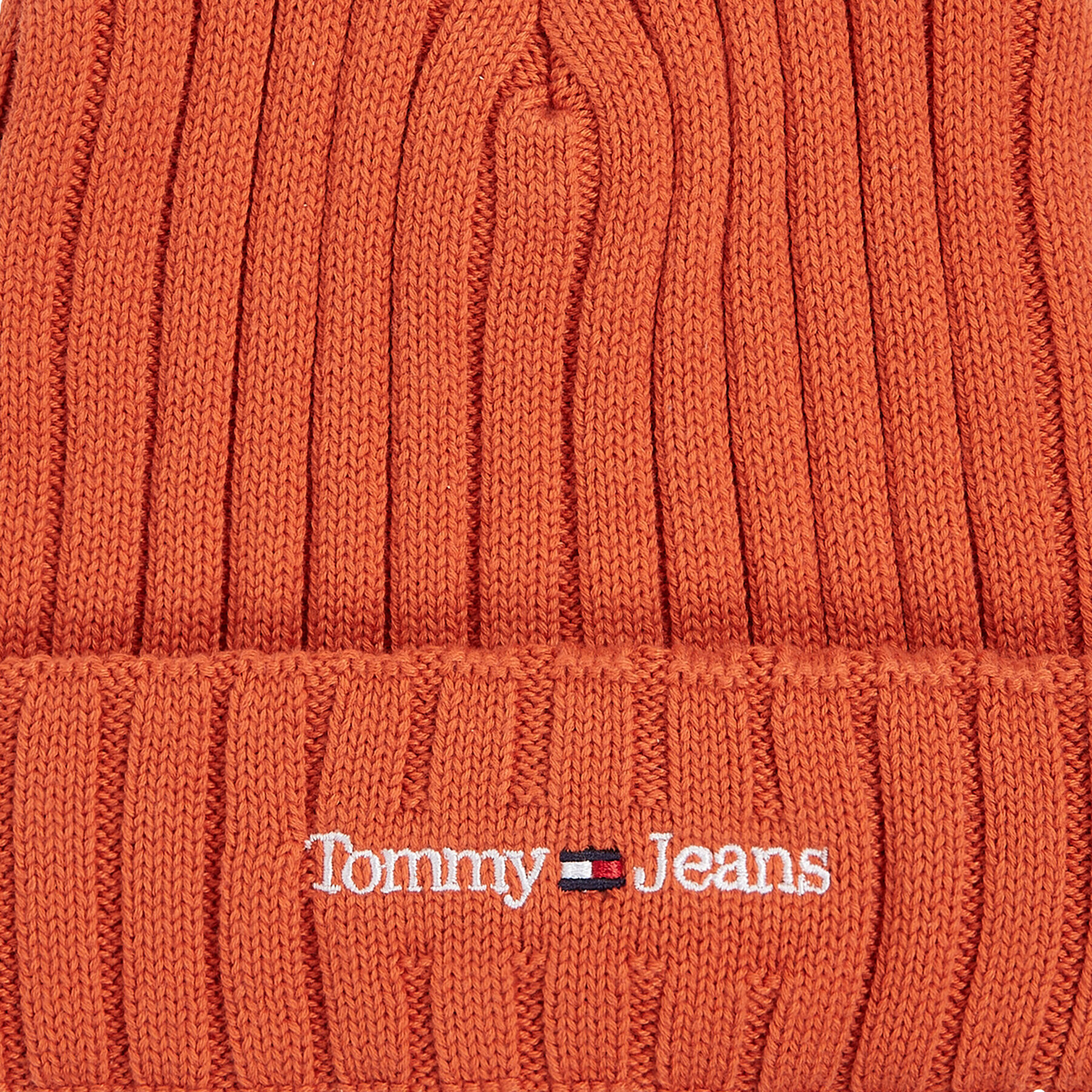 Tommy Jeans Căciulă Tjm Sport Elevated Long Beanie AM0AM11678 Portocaliu - Pled.ro