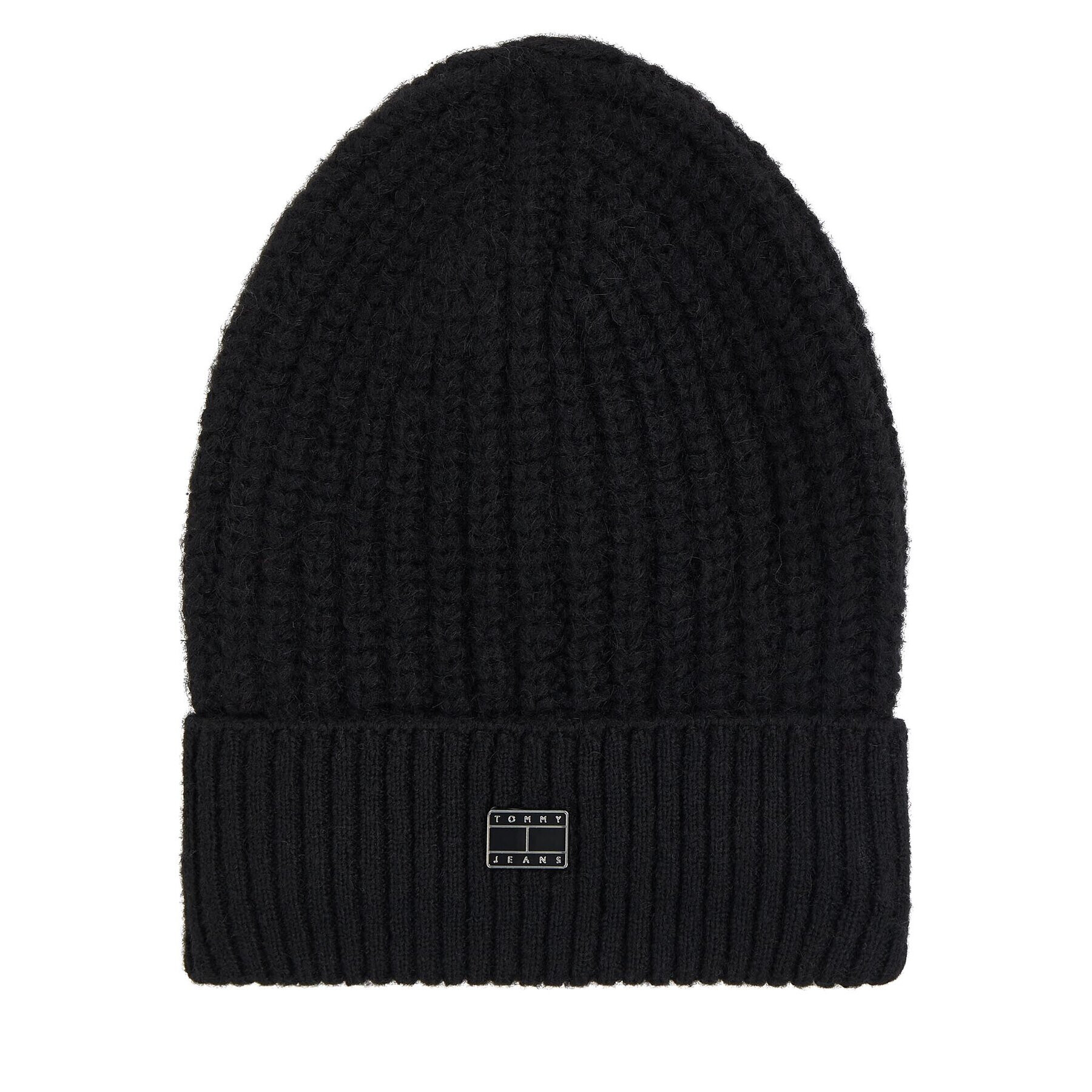 Tommy Jeans Căciulă Tjw Cosy Knit Beanie AW0AW15462 Negru - Pled.ro