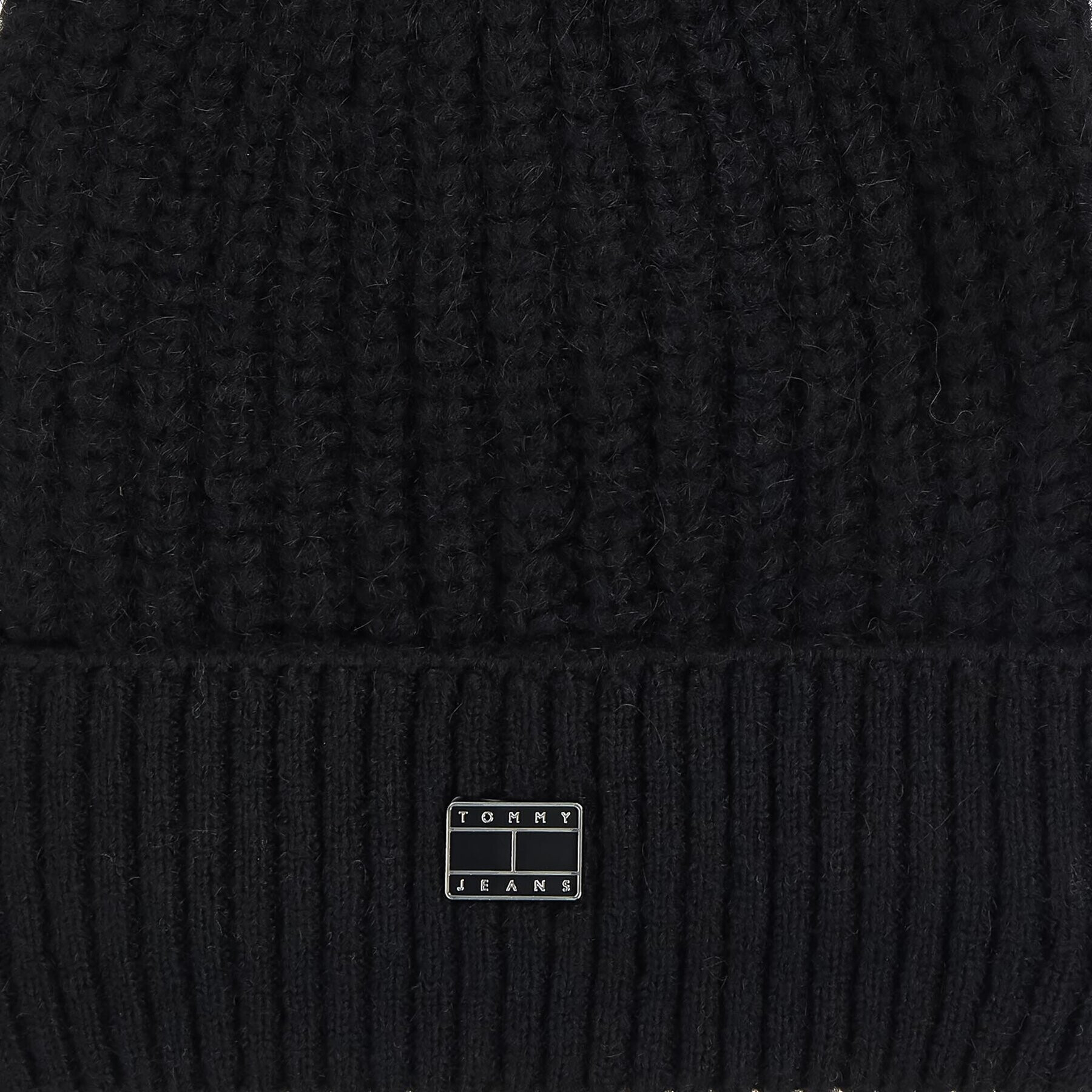 Tommy Jeans Căciulă Tjw Cosy Knit Beanie AW0AW15462 Negru - Pled.ro