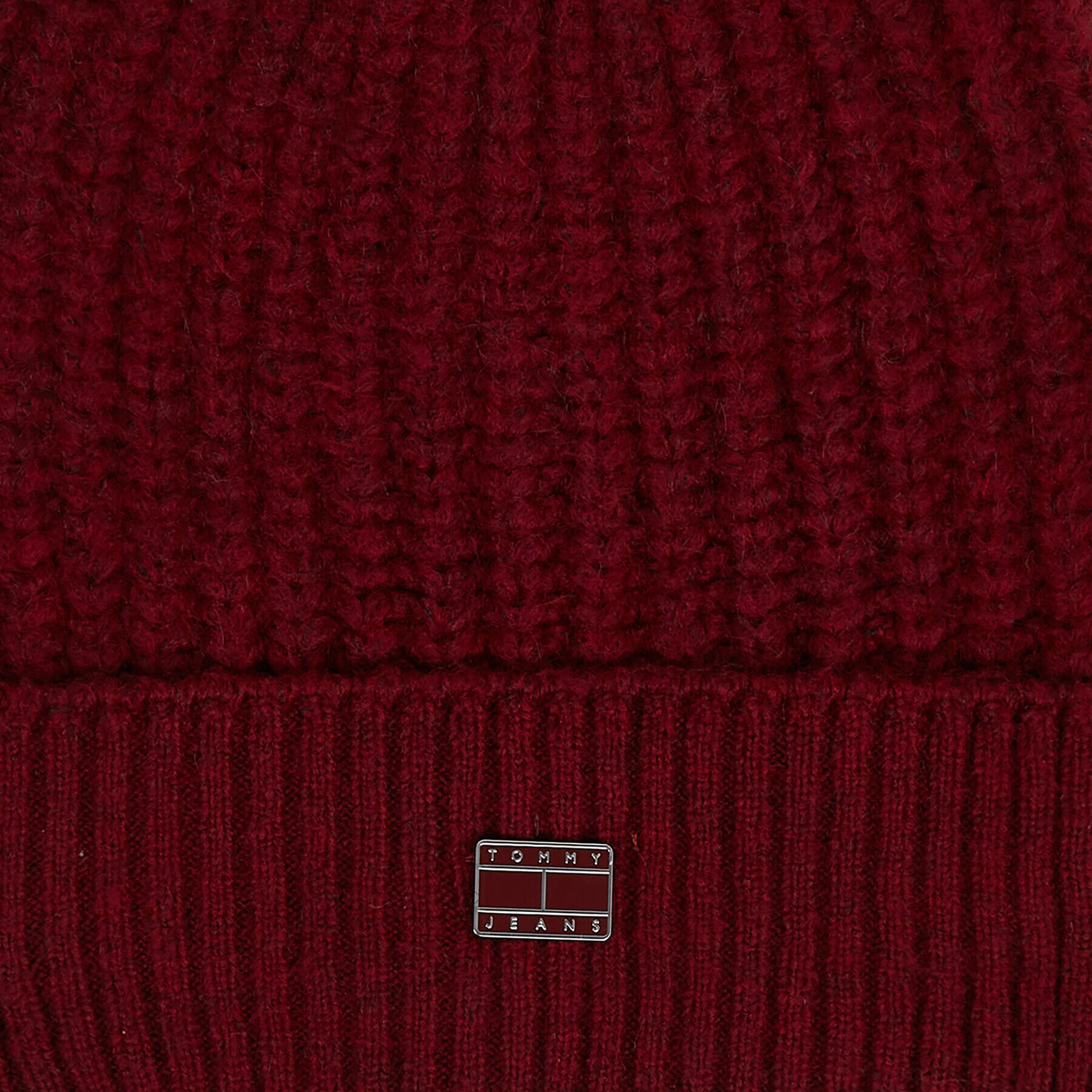 Tommy Jeans Căciulă Tjw Cosy Knit Beanie AW0AW15462 Violet - Pled.ro