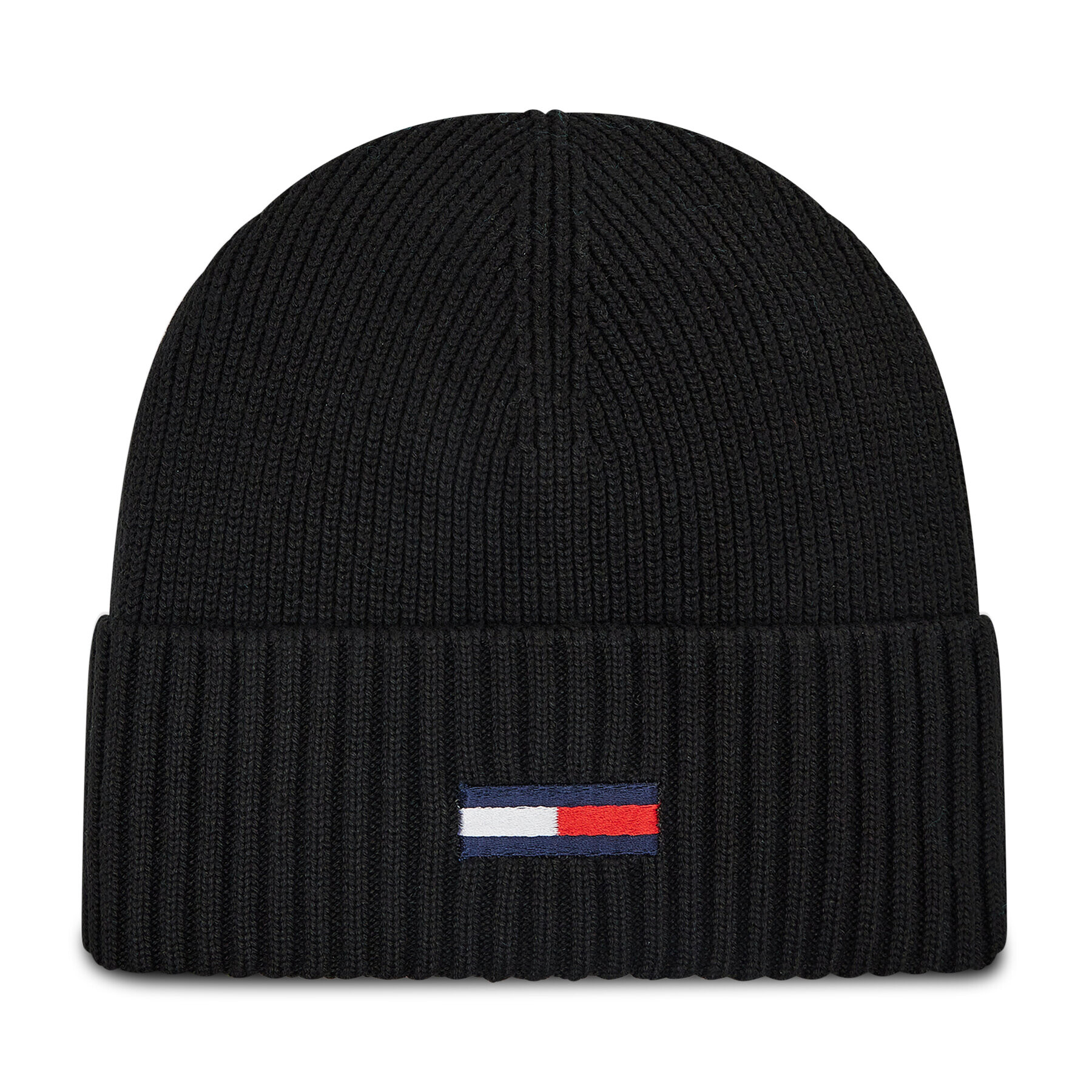 Tommy Jeans Căciulă Tjw Flag Beanie AW0AW10883 Negru - Pled.ro