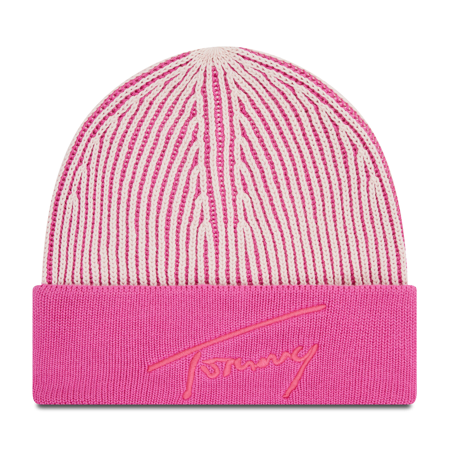 Tommy Jeans Căciulă Tjw Logo Beanie AW0AW10713 Roz - Pled.ro