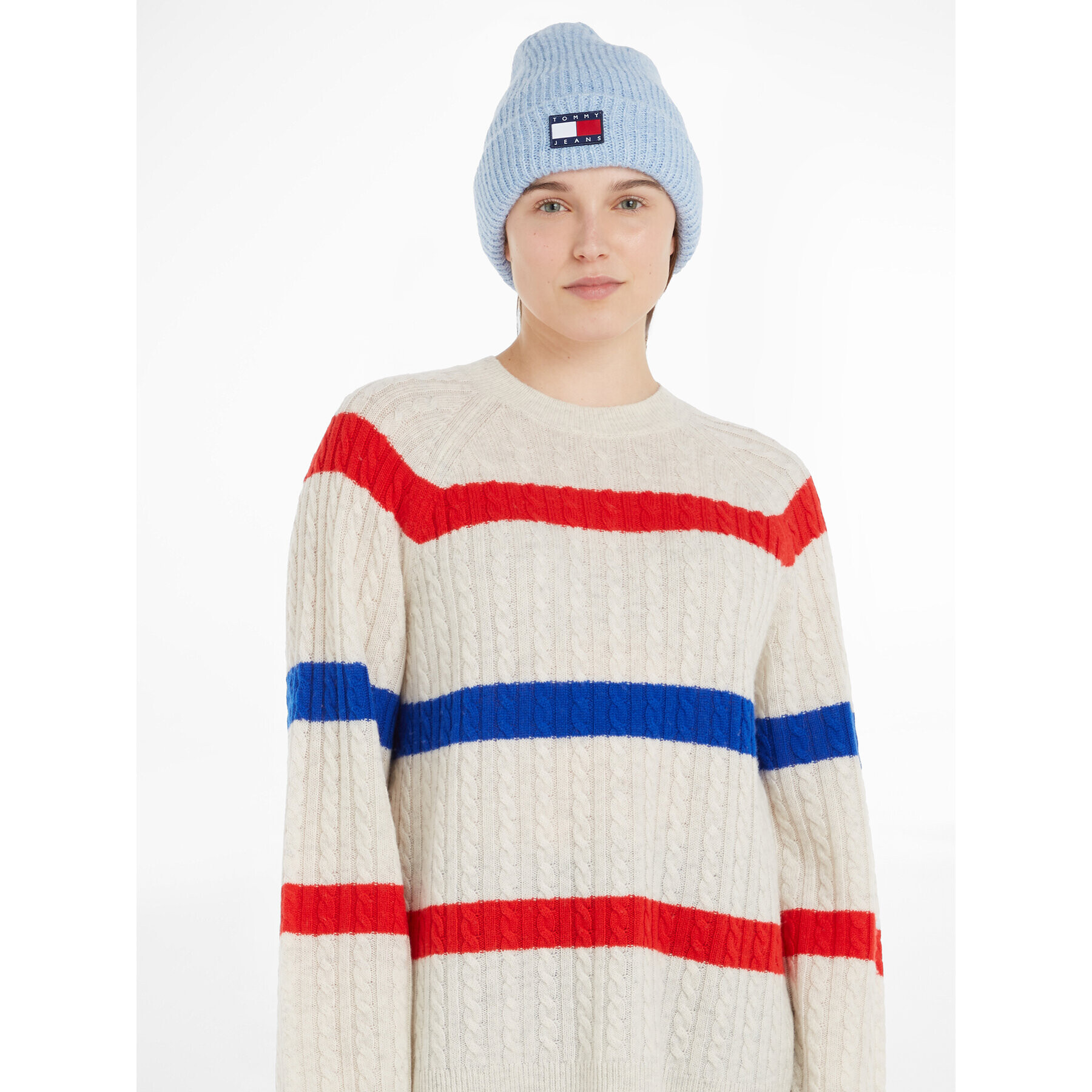 Tommy Jeans Căciulă Tjw Soft Ready Beanie AW0AW15464 Albastru - Pled.ro