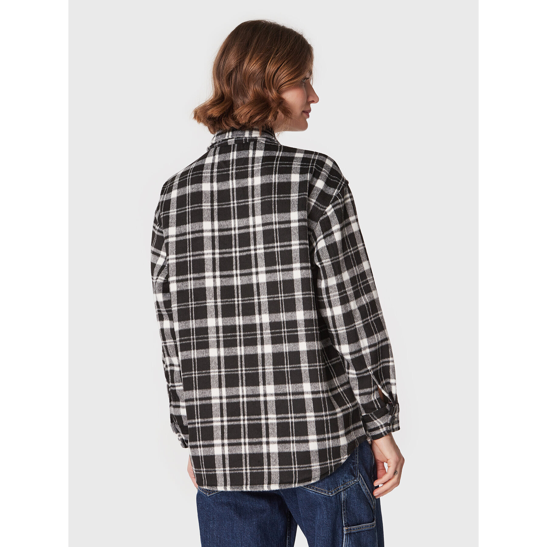 Tommy Jeans Cămașă DW0DW15035 Negru Relaxed Fit - Pled.ro