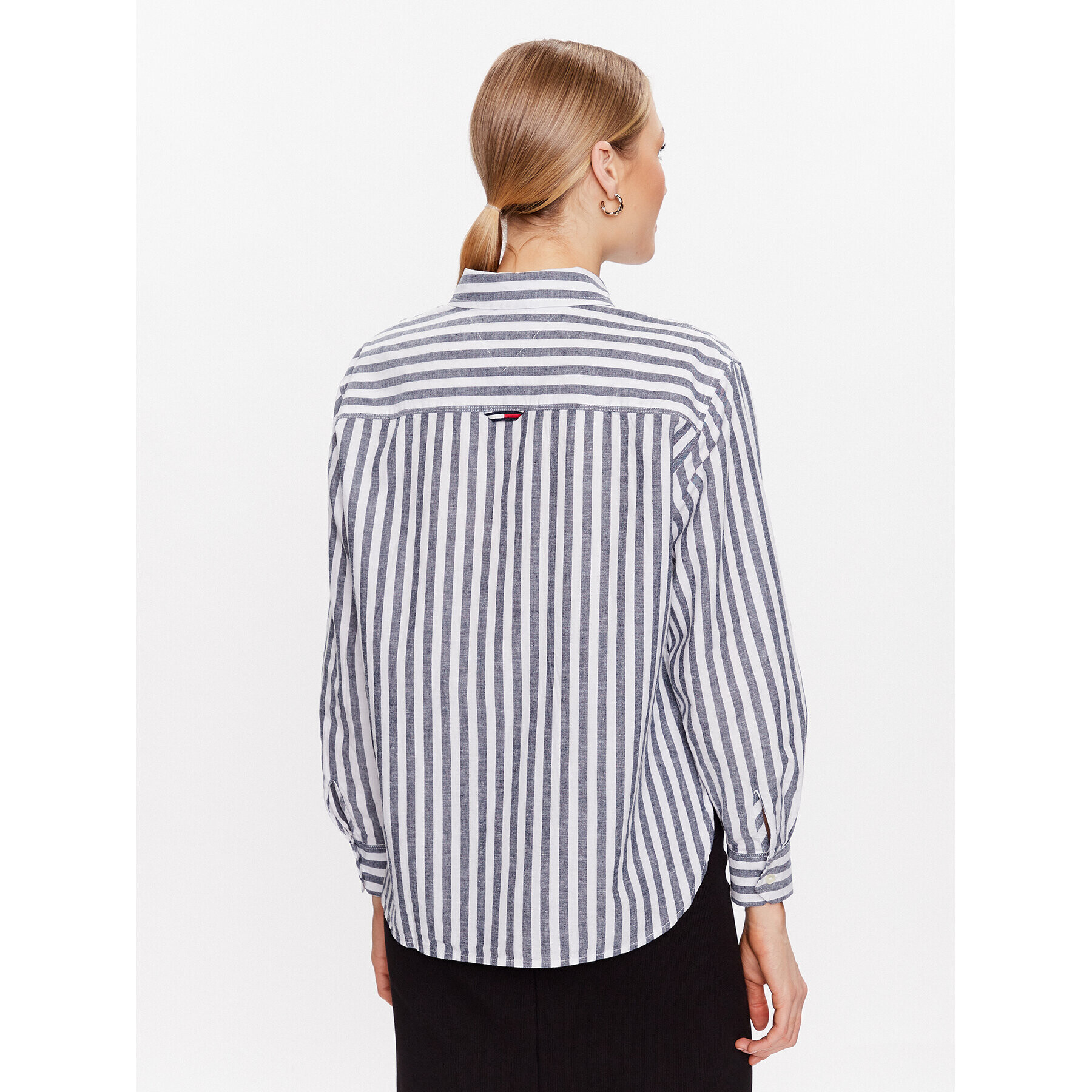 Tommy Jeans Cămașă DW0DW15578 Bleumarin Relaxed Fit - Pled.ro