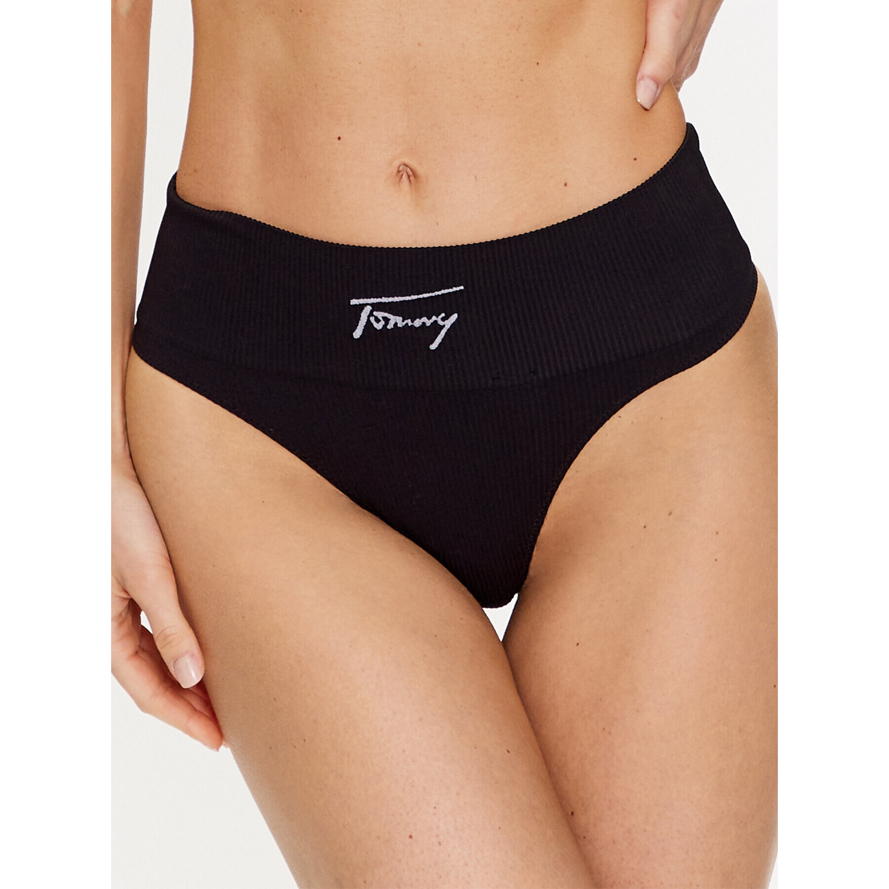 Tommy Jeans Chilot tanga UW0UW04203 Negru - Pled.ro