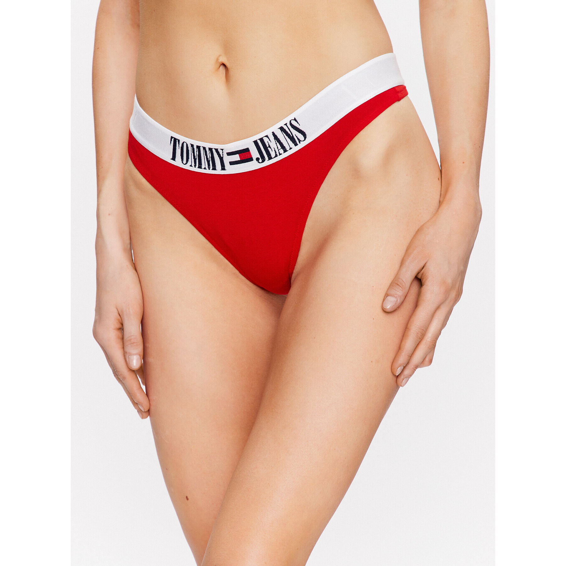 Tommy Jeans Chilot tanga UW0UW04209 Roșu - Pled.ro