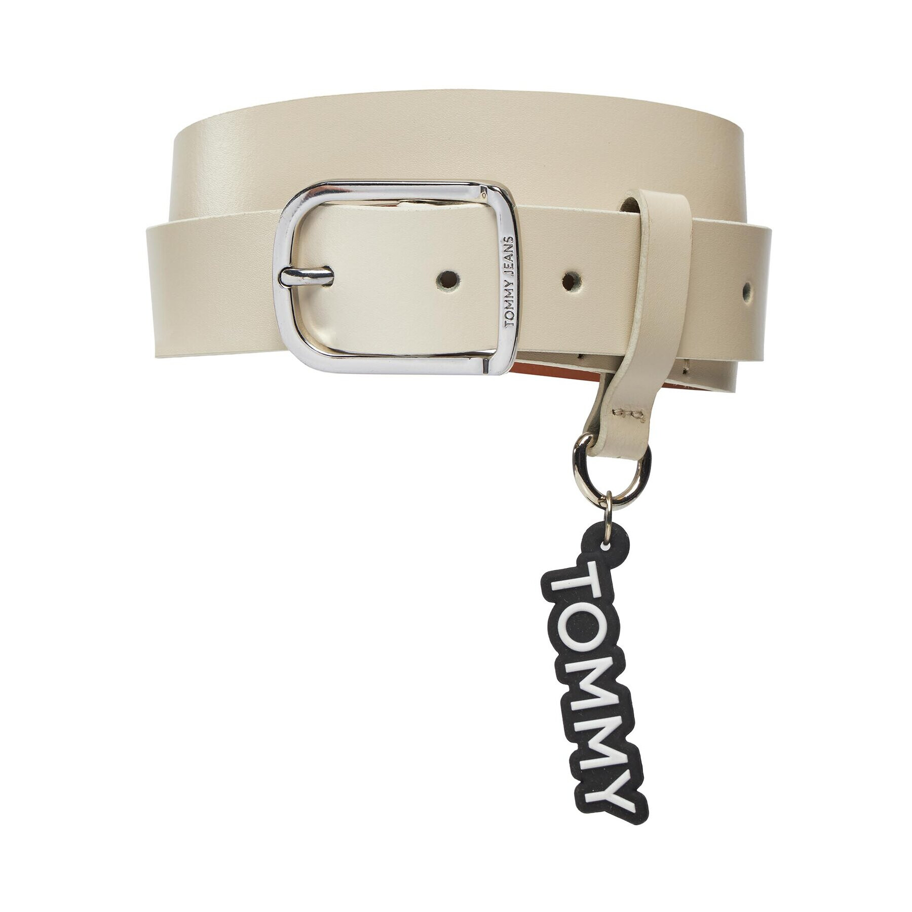 Tommy Jeans Curea de Damă Tjw City Girl Belt AW0AW16103 Bej - Pled.ro