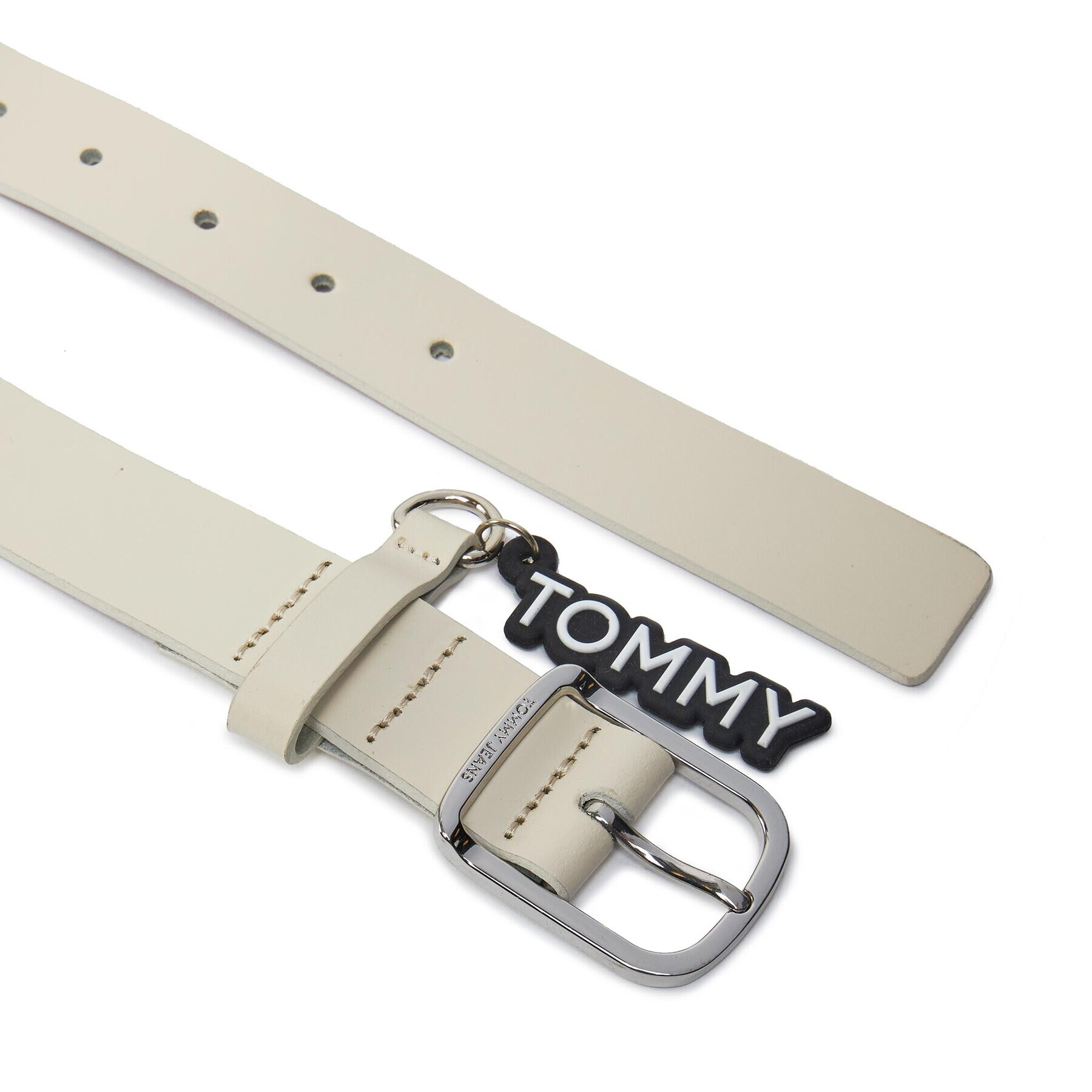 Tommy Jeans Curea de Damă Tjw City Girl Belt AW0AW16103 Bej - Pled.ro