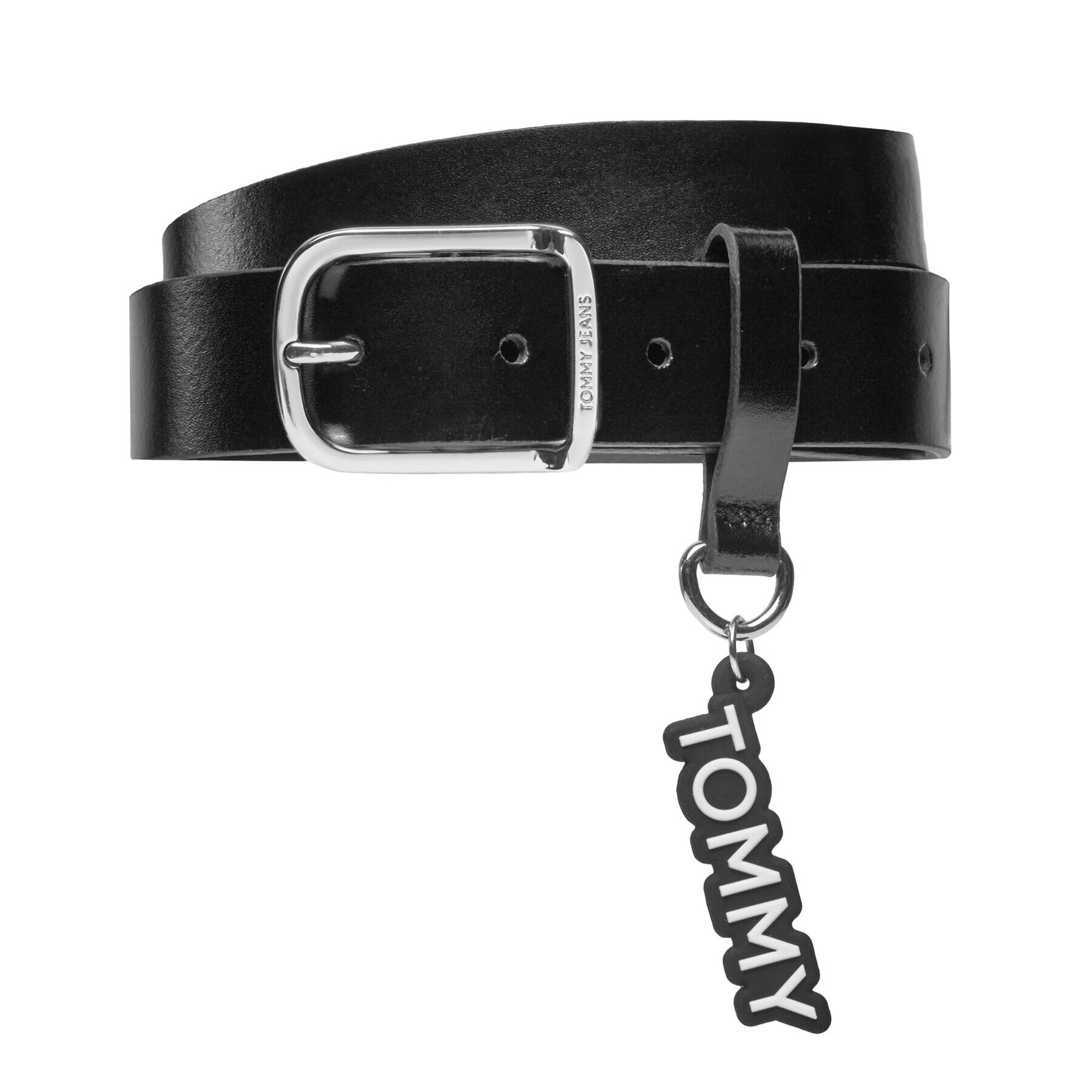 Tommy Jeans Curea de Damă Tjw City Girl Belt AW0AW16103 Negru - Pled.ro