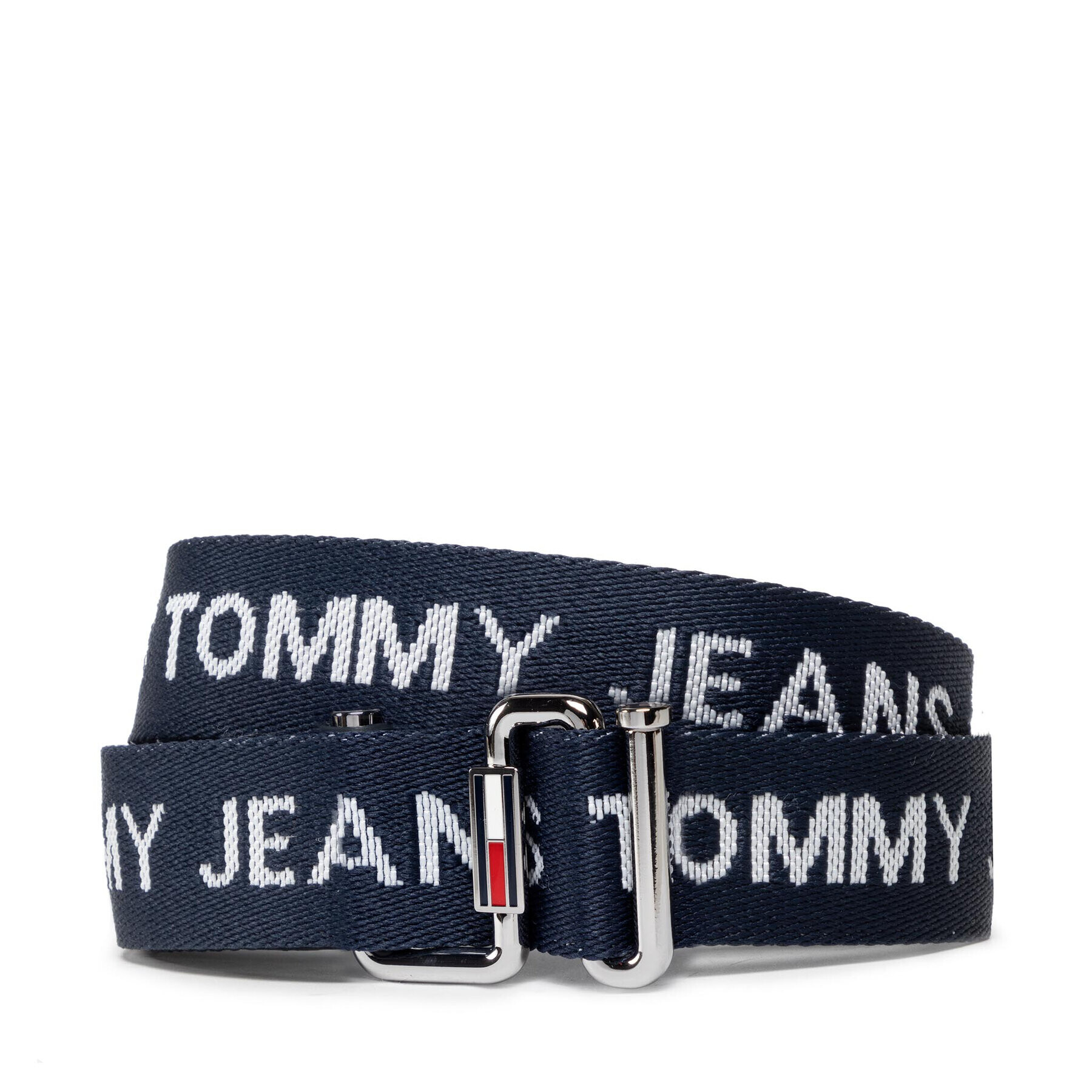 Tommy Jeans Curea de Damă Tjw Essential Webbing Belt AW0AW11650 Bleumarin - Pled.ro