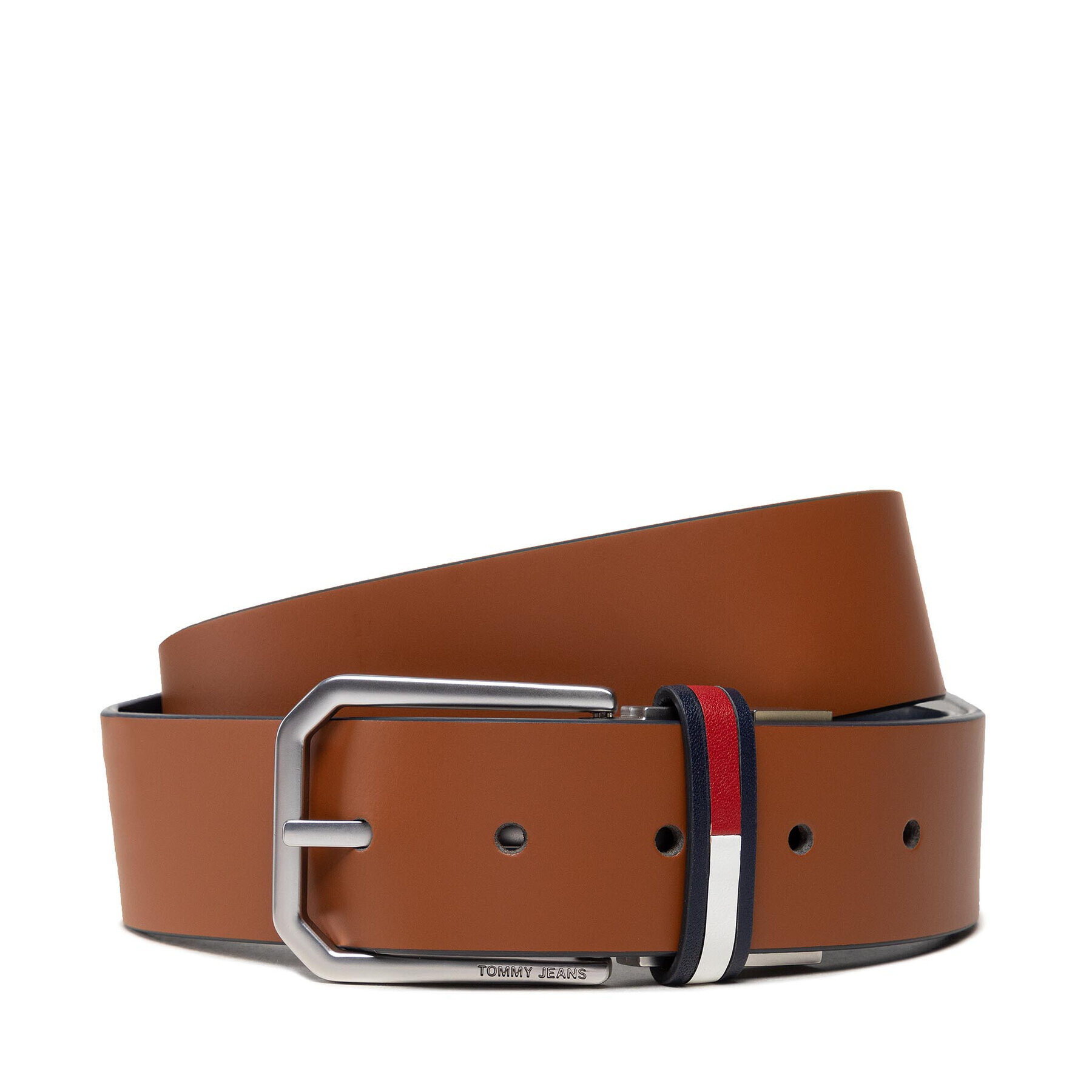 Tommy Jeans Curea pentru Bărbați Tjm Flag Rev Travel Buckle AM0AM07959 Maro - Pled.ro