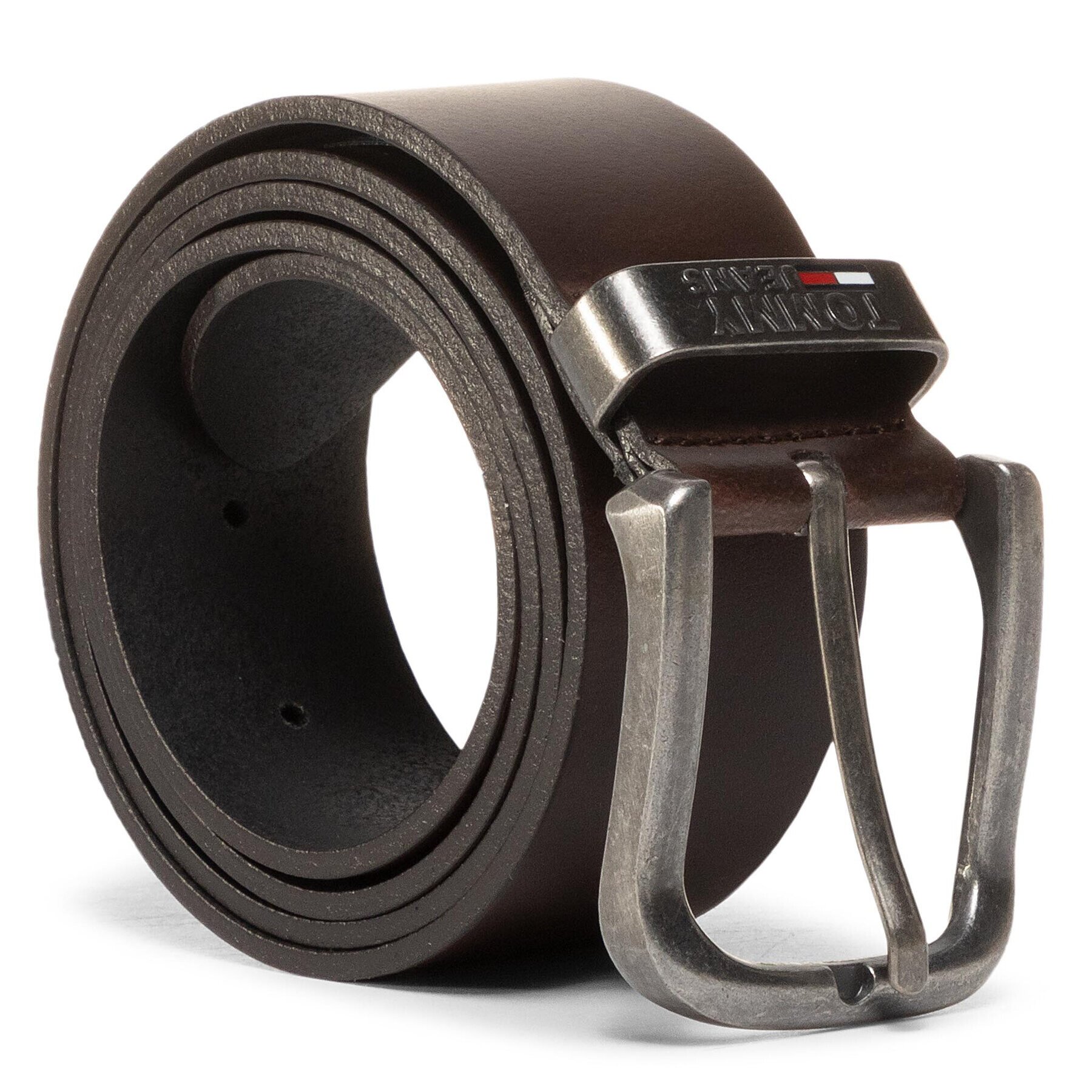 Tommy Jeans Curea pentru Bărbați Tjm Metal Loop Belt 4.0 AM0AM06167 Maro - Pled.ro