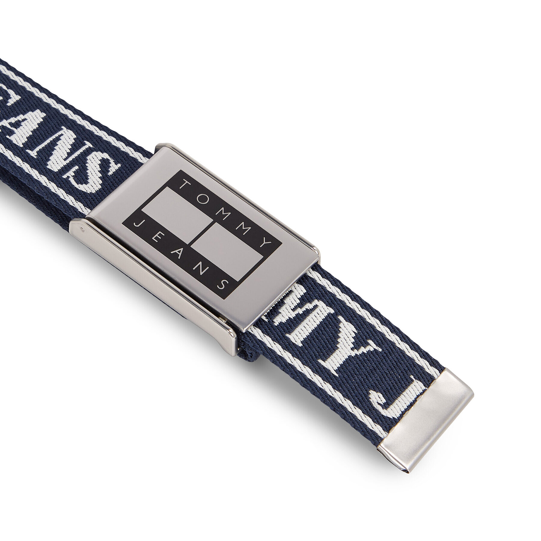 Tommy Jeans Curea pentru Bărbați Tjm Skater B Jacquard Belt 4.0 AM0AM11196 Bleumarin - Pled.ro