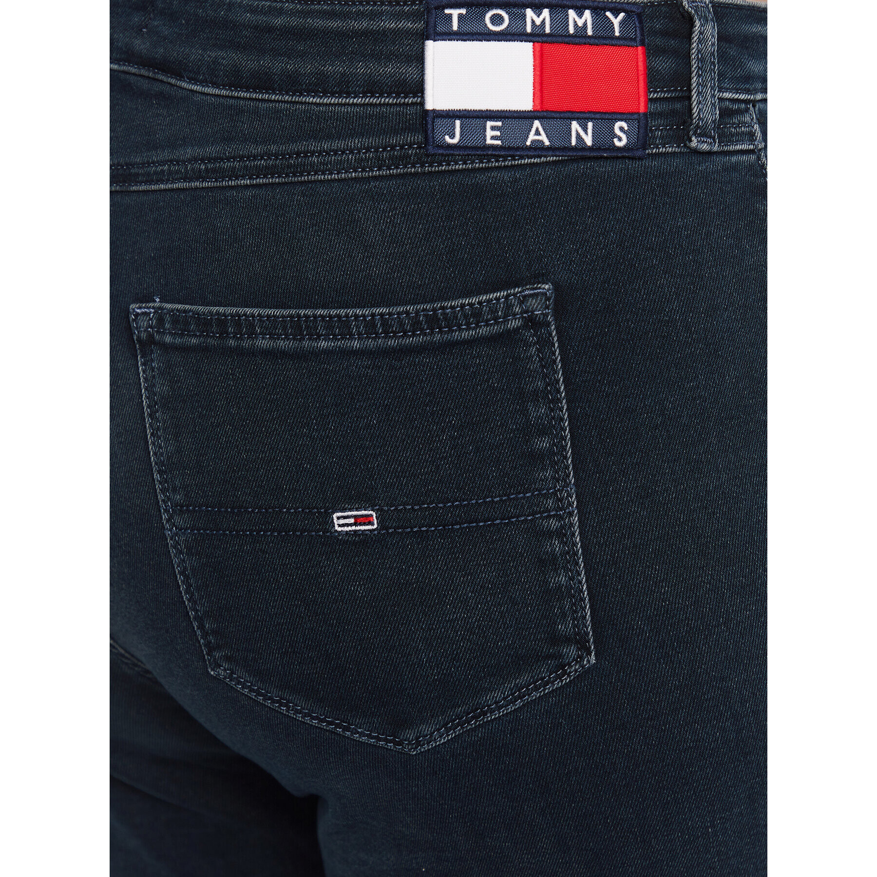 Tommy Jeans Curve Blugi Melany DW0DW11556 Bleumarin Super Skinny Fit - Pled.ro